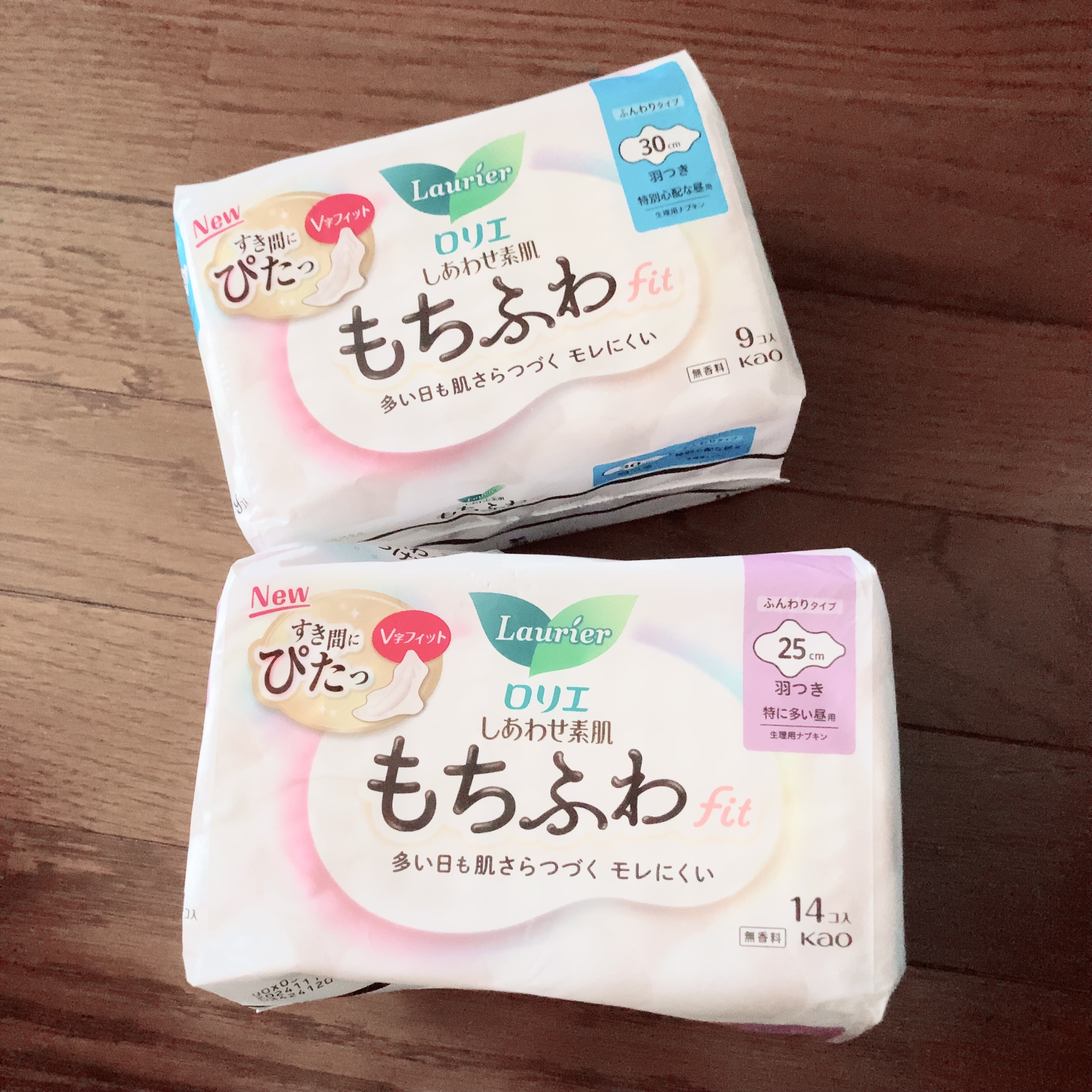 ロリエ もちふわ fit 25cm 羽つき 14コ入 (医薬部外品 )/ロリエ/ナプキンを使ったクチコミ（1枚目）