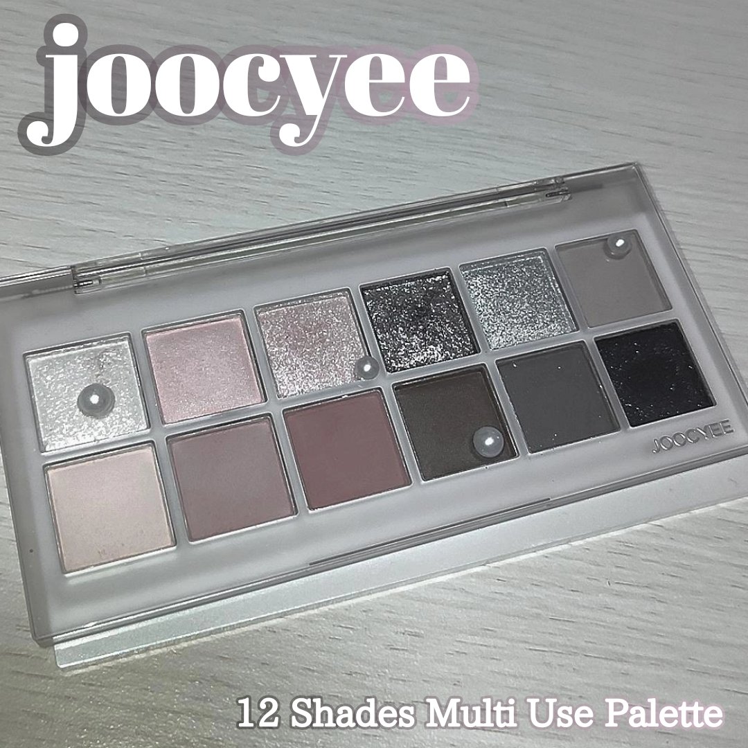 12 Shades Eyeshadow Palette/Joocyee/パウダーアイシャドウを使ったクチコミ（1枚目）