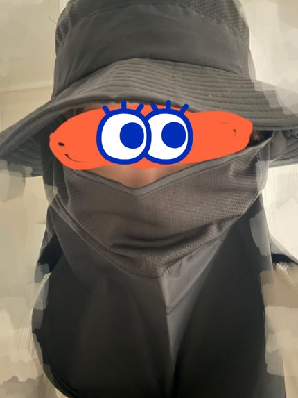 サンシールドメッシュハット/株式会社ワイズポート/ヘアアクセサリーを使ったクチコミ(2枚目)