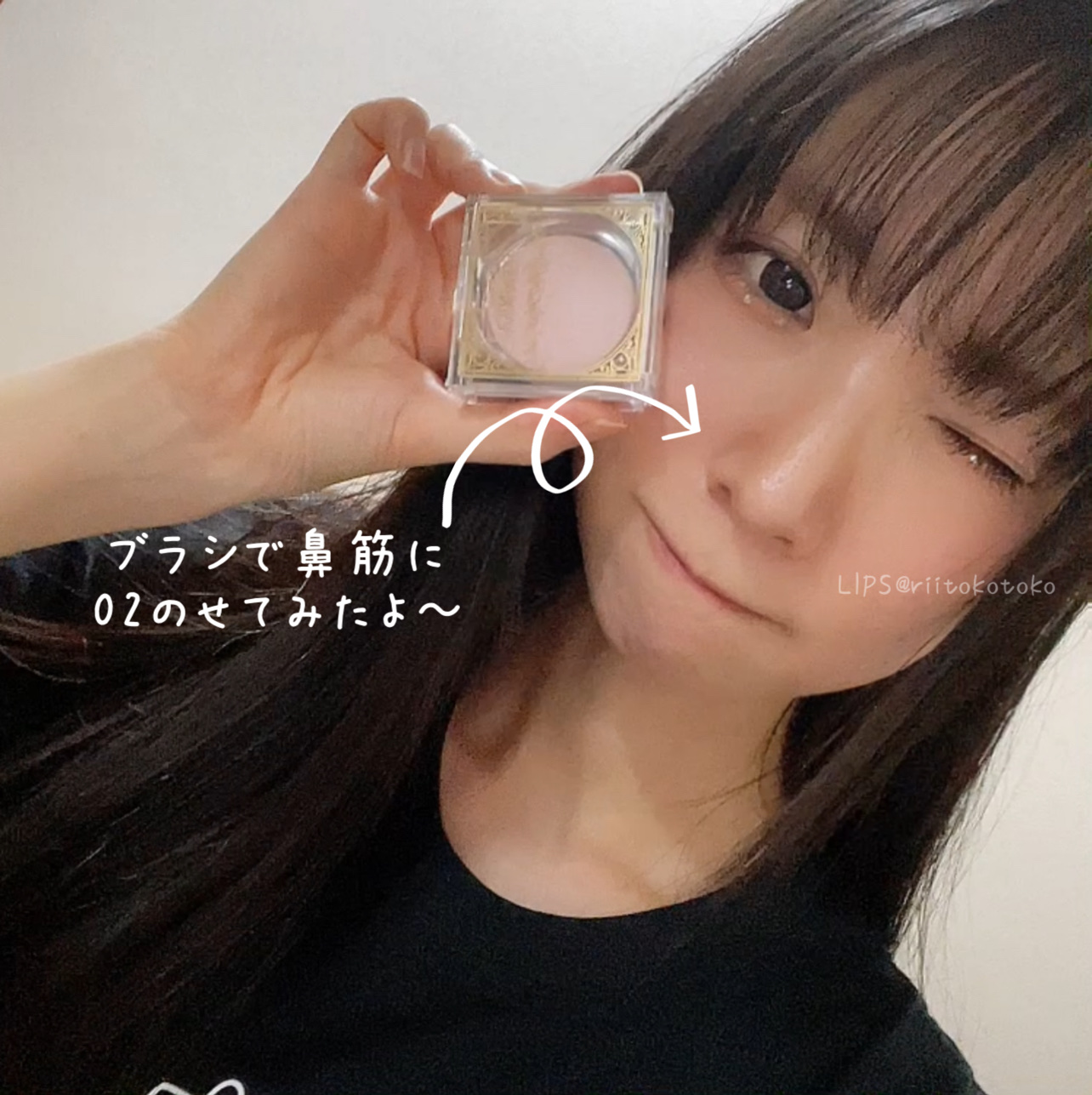 ムーングロウハイライター/キャンメイク/ハイライトを使ったクチコミ（2枚目）