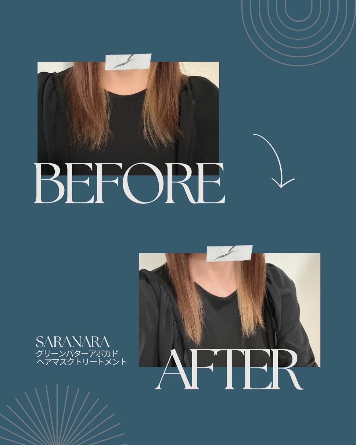 GREEN BUTTER AVOCADO TREATMENT(グリーンバター アボカド ヘアマスク トリートメント)/SARANARA/ヘアマスク・ヘアパックを使ったクチコミ（3枚目）