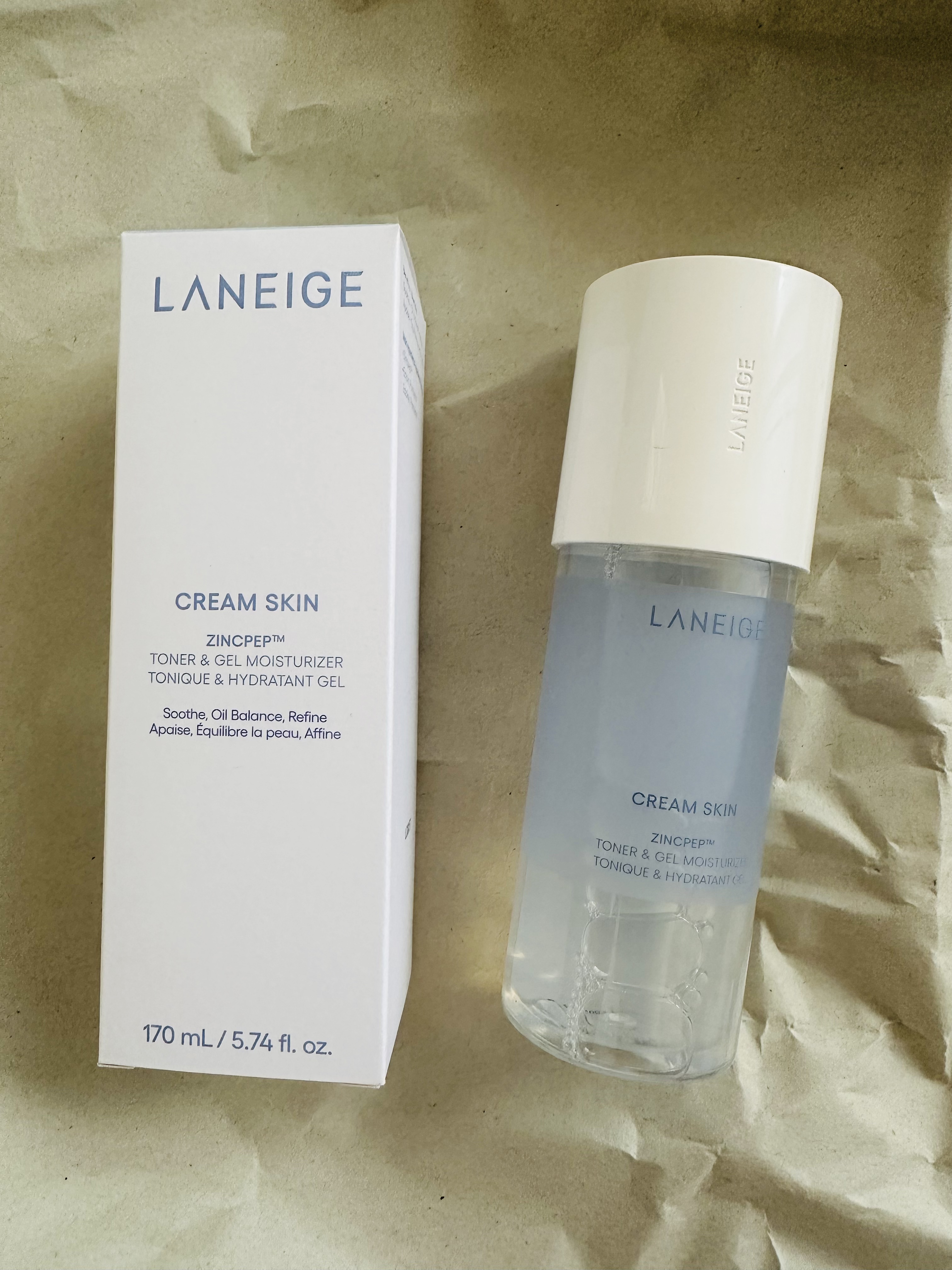 ジェルクリームスキン ローション/LANEIGE/化粧水を使ったクチコミ（1枚目）