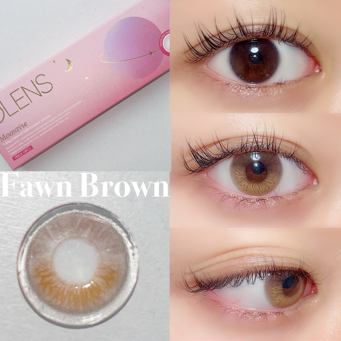 Moonrise/OLENS/１ヶ月（１MONTH）カラコンを使ったクチコミ（3枚目）