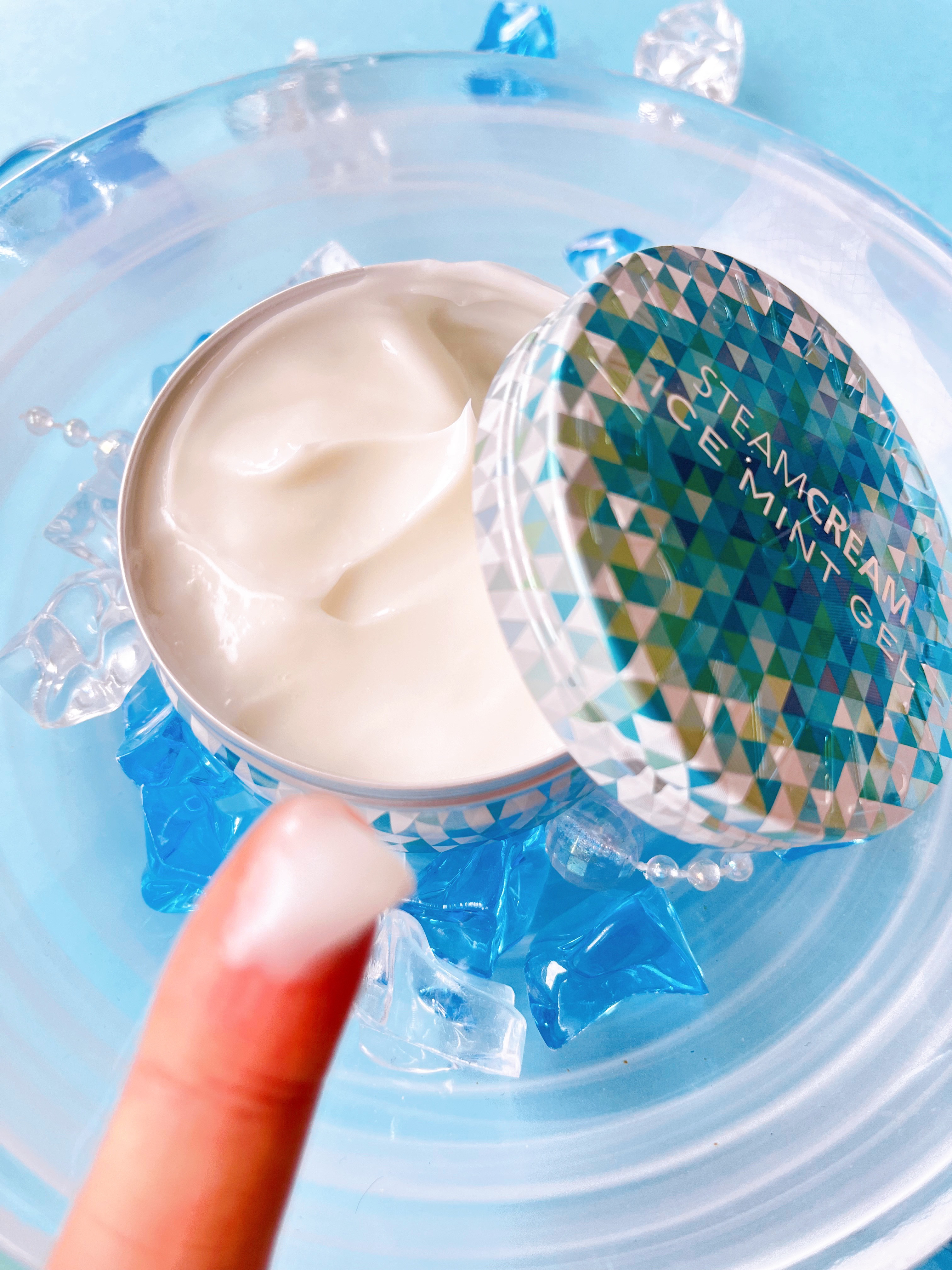 スチームクリーム アイスミント ジェル/STEAMCREAM/ボディローションを使ったクチコミ（3枚目）