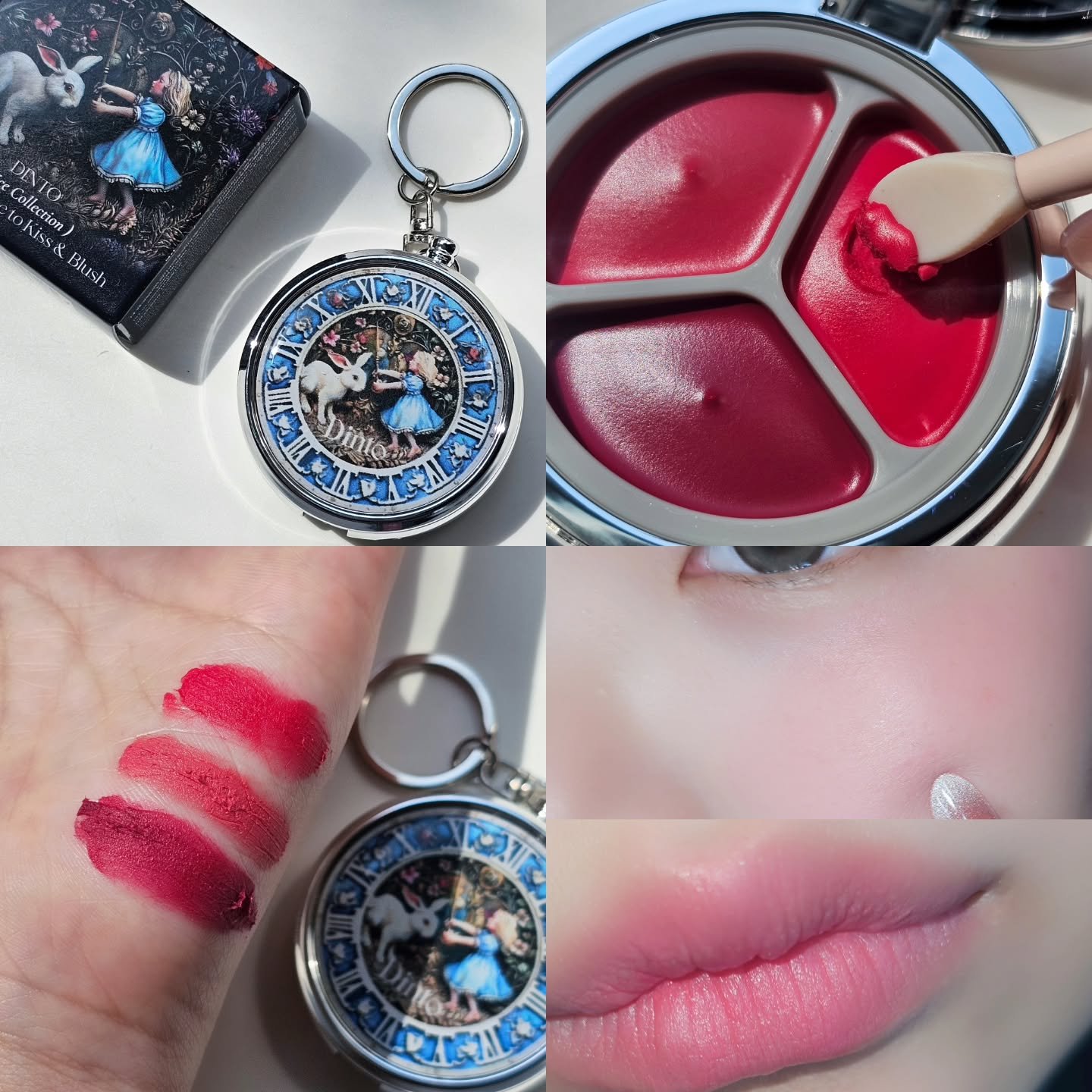 グローイングタイムトゥーキスアンドブラッシュ/Dinto/口紅を使ったクチコミ（3枚目）