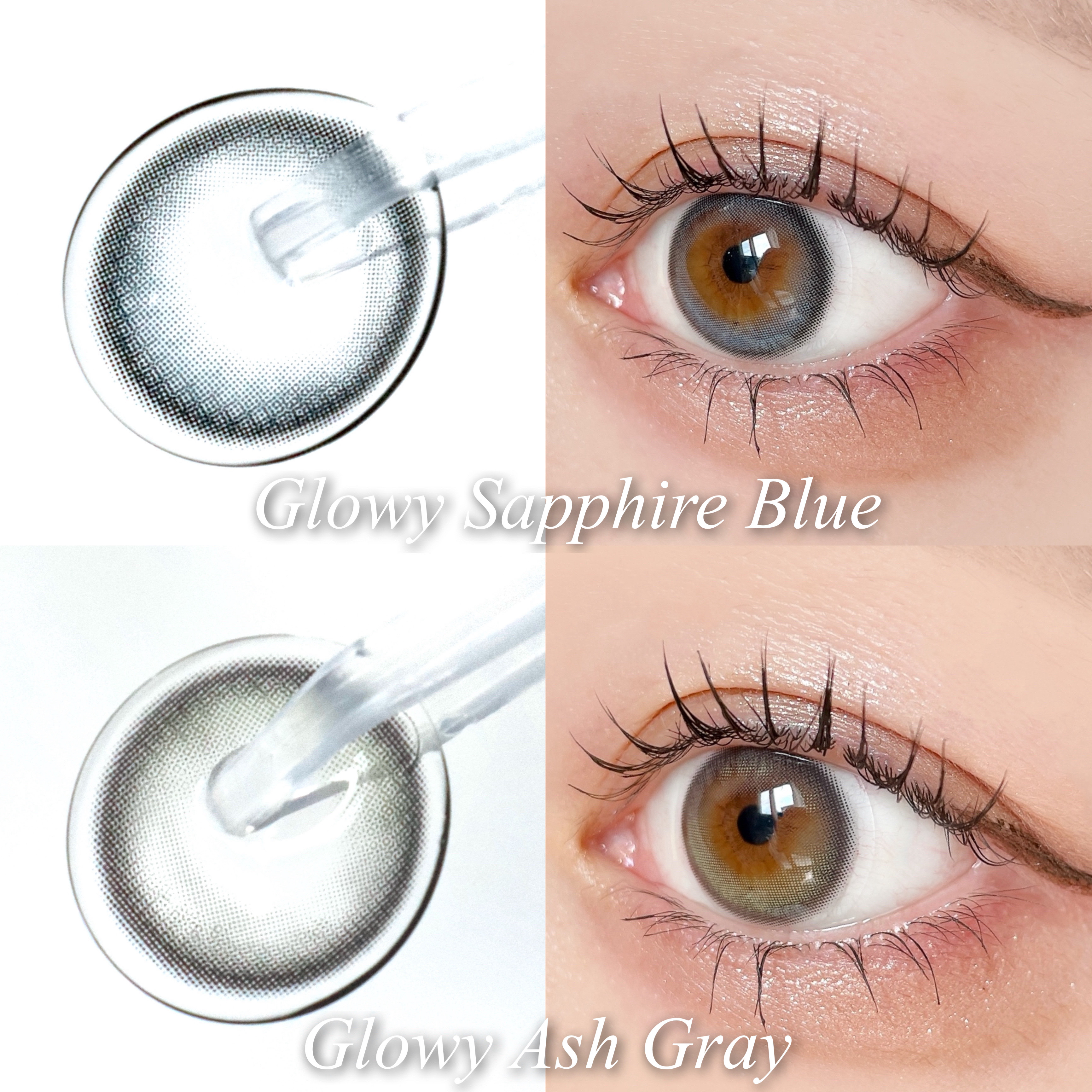 Eyelighter Glowy 1Month/OLENS/カラーコンタクトレンズを使ったクチコミ（2枚目）