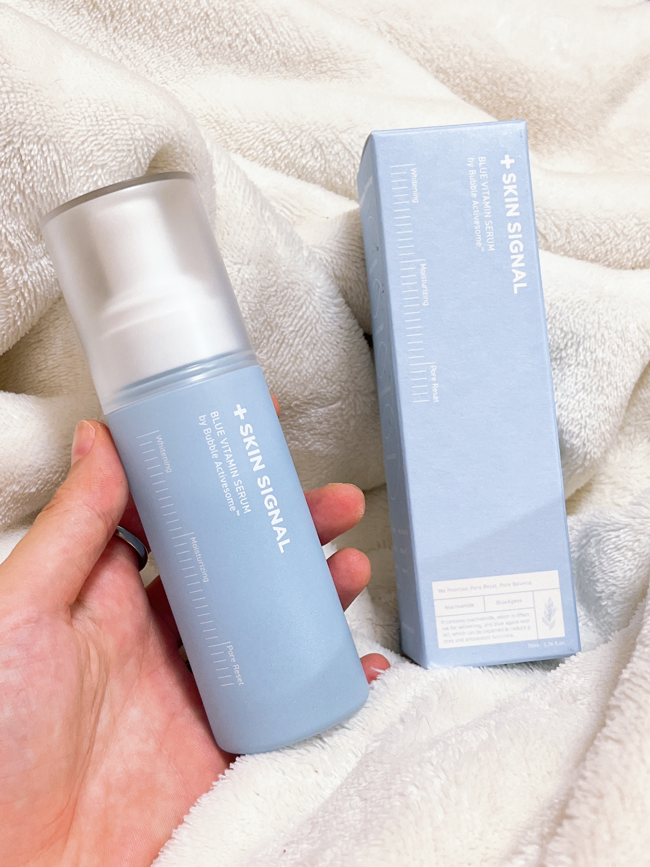ブルービタミン バブルセラム エッセンス/SKIN SIGNAL/美容液を使ったクチコミ（1枚目）