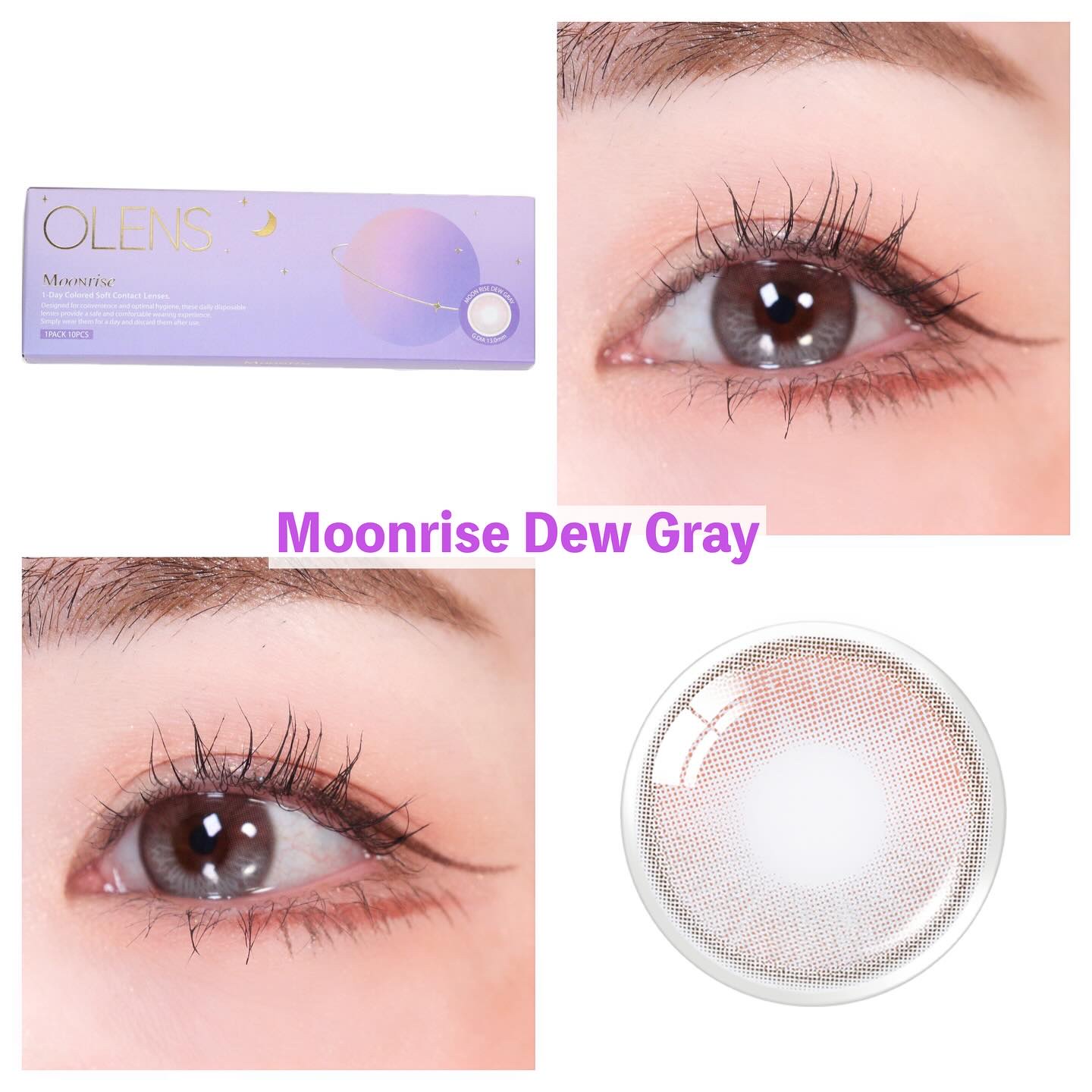 Moonrise 1day/OLENS/ワンデー（１DAY）カラコンを使ったクチコミ（3枚目）