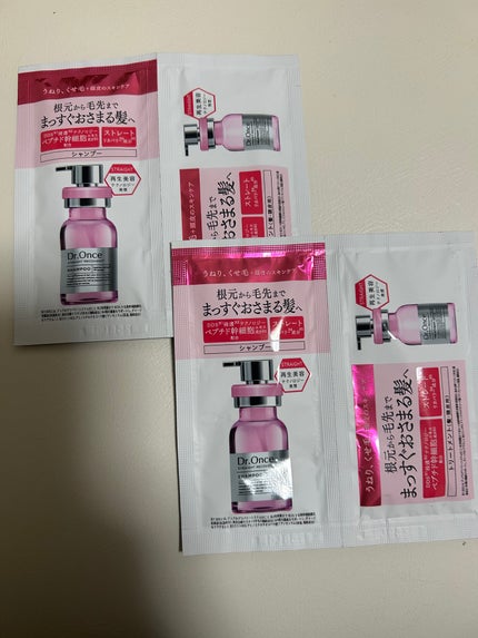 ストレートリカバリーシャンプー/Dr.Once/市販シャンプーを使ったクチコミ(1枚目)