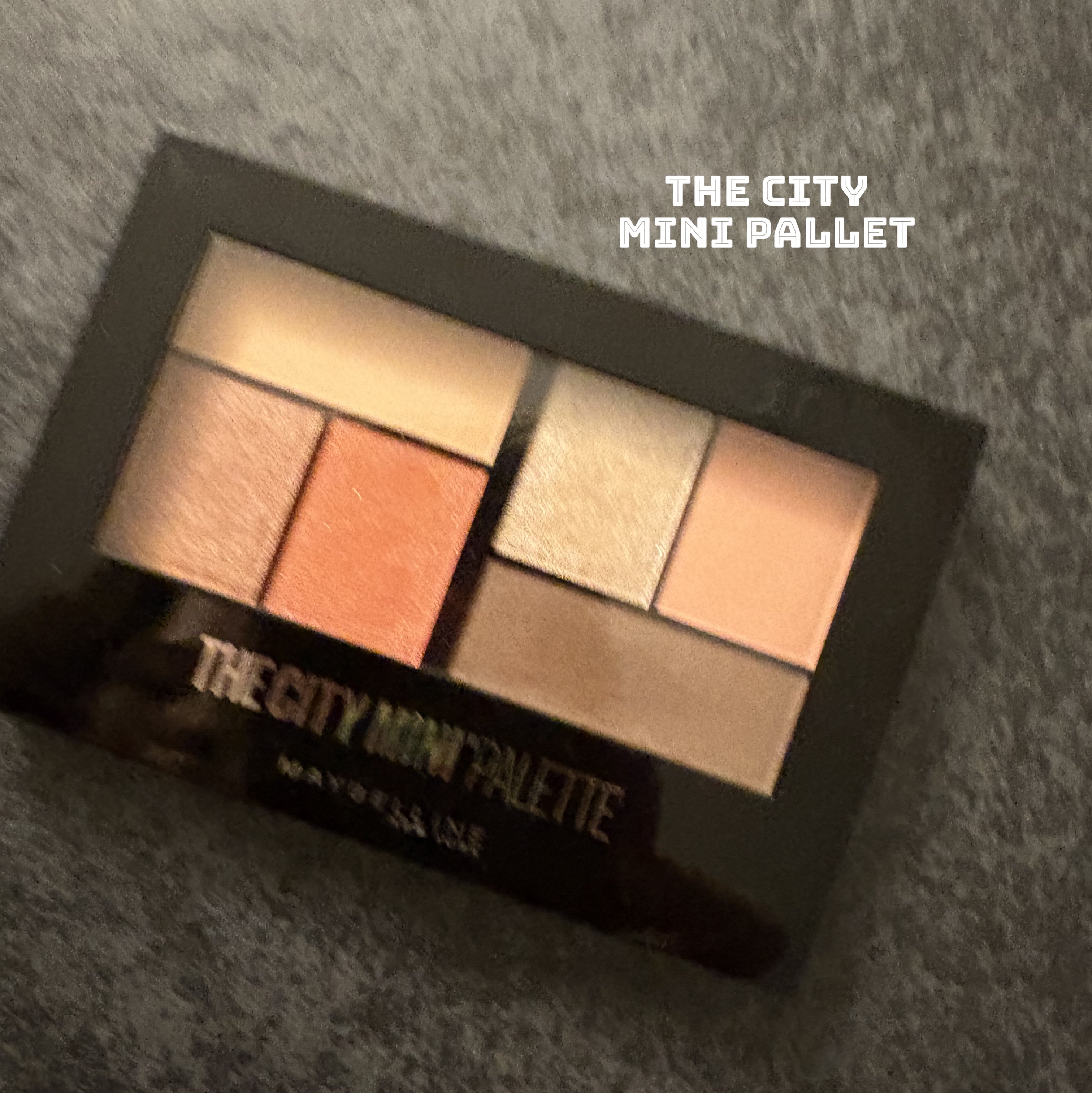 シティミニパレット/MAYBELLINE NEW YORK/アイシャドウパレットを使ったクチコミ（1枚目）