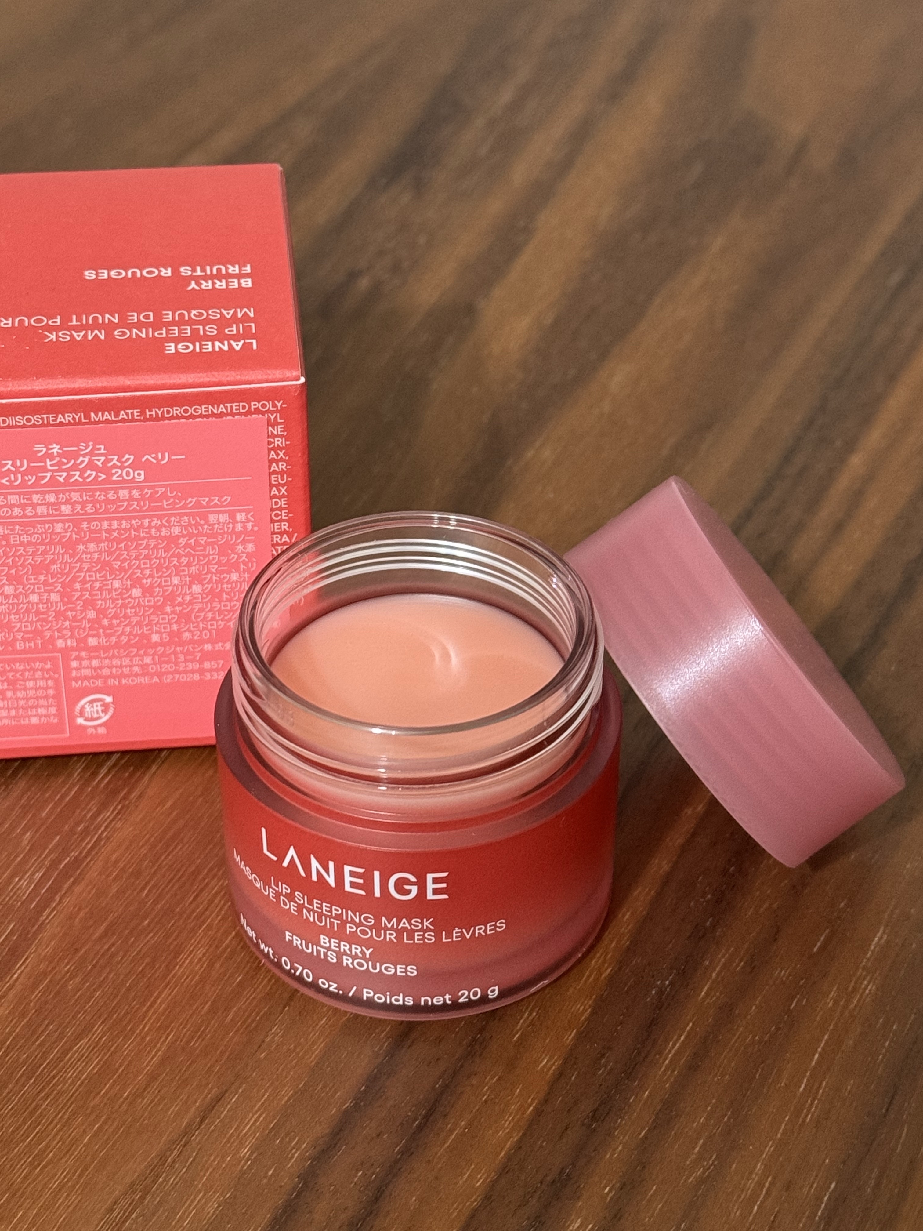 リップスリーピングマスク/LANEIGE/リップバームを使ったクチコミ（3枚目）