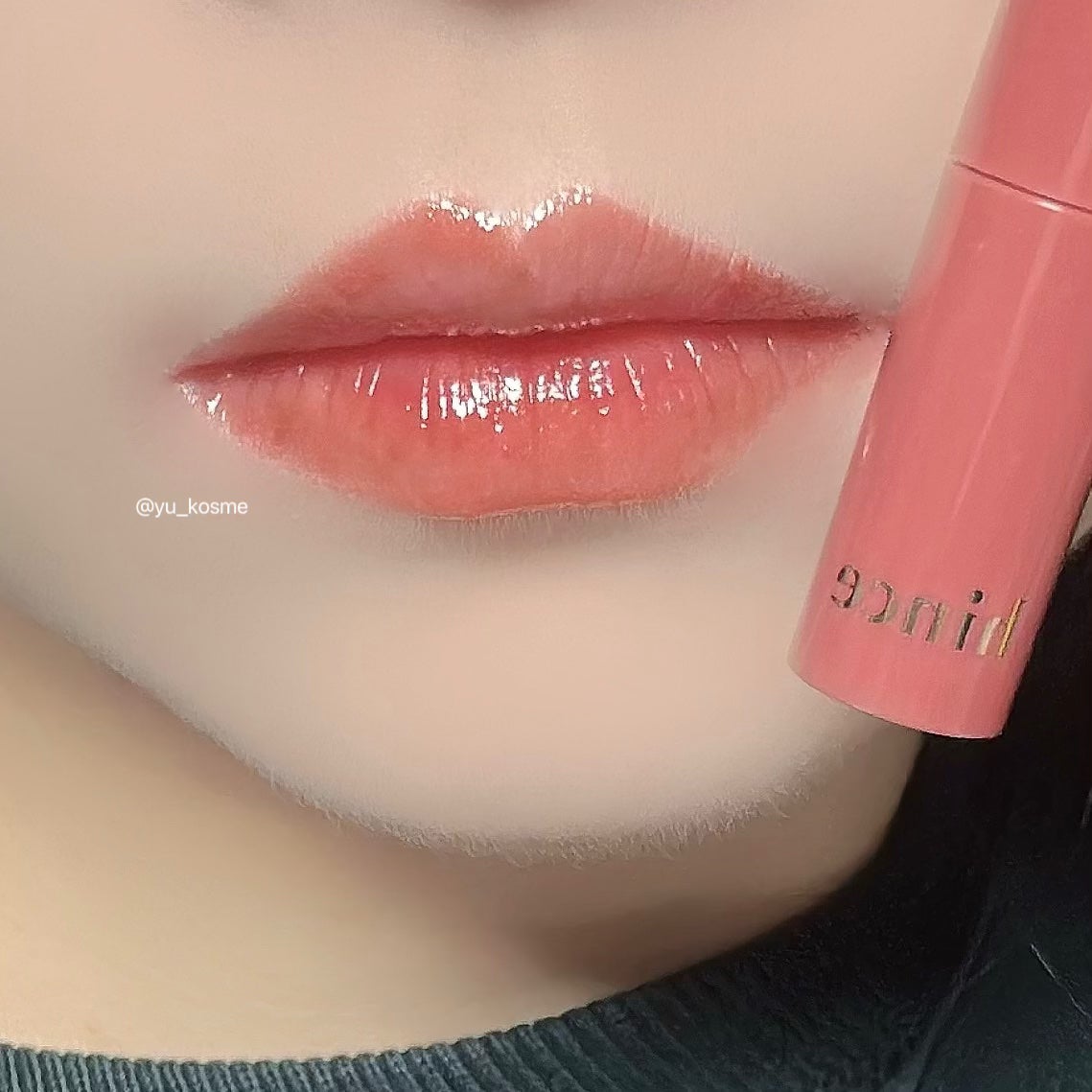 ムードインハンサーウォーターリキッドグロウ/hince/口紅を使ったクチコミ(3枚目)