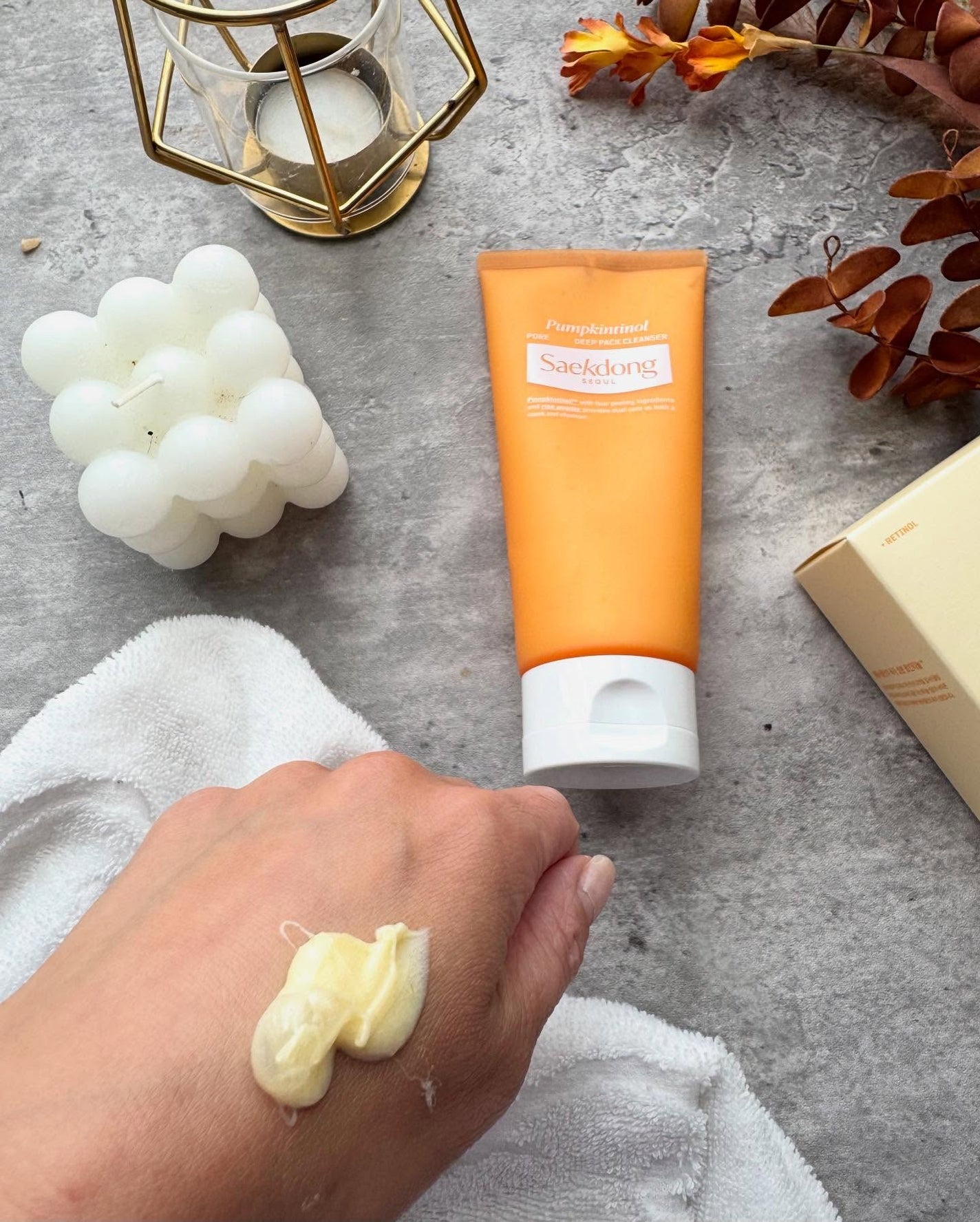 PUMPKINTINOL パッククレンザー/Saekdong SEOUL/洗顔フォームを使ったクチコミ(3枚目)