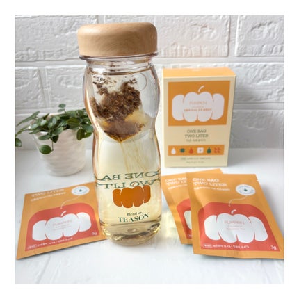 デイリーフィット パンプキンティー/TEASON/美容ドリンクを使ったクチコミ(1枚目)