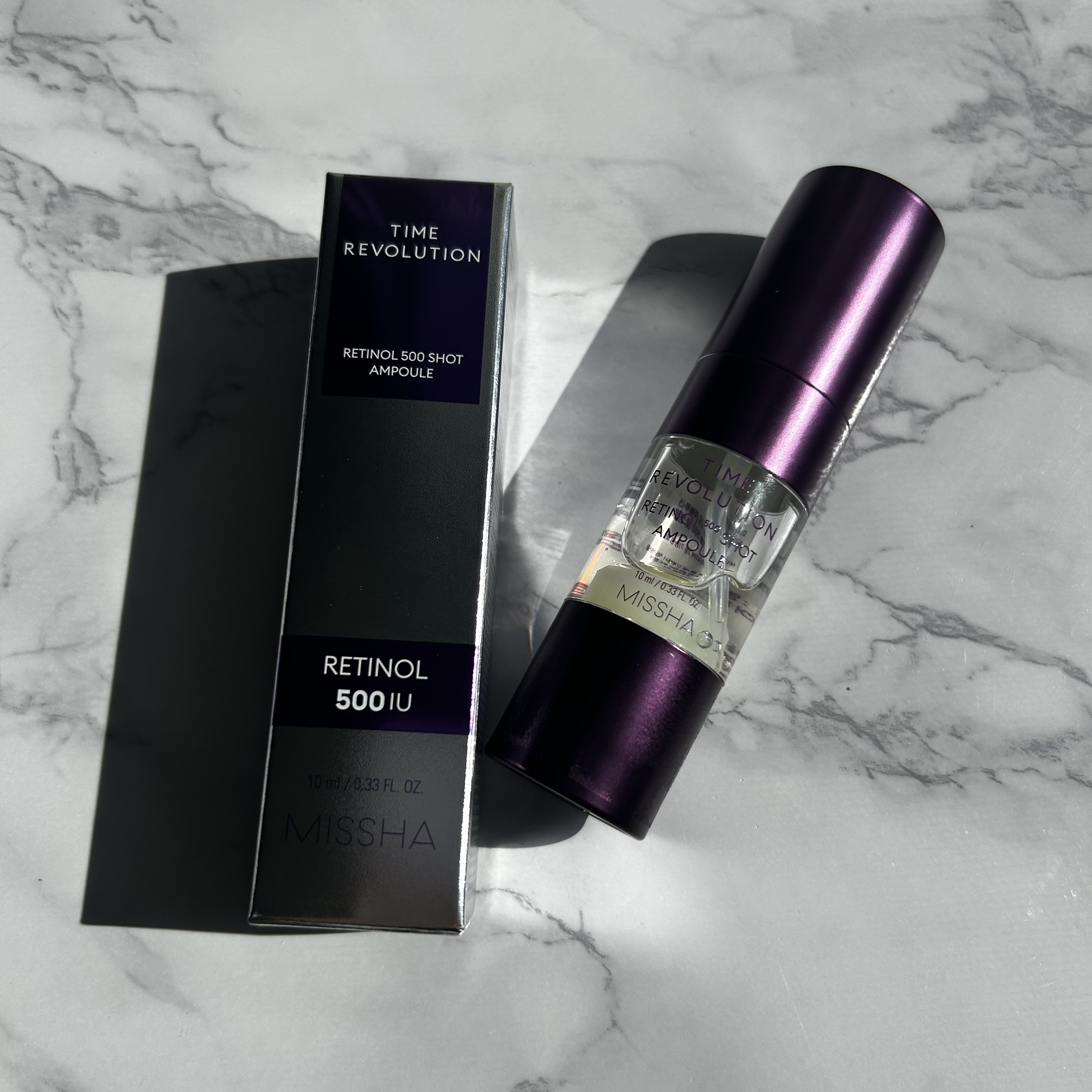 ミシャ タイムレボリューション レチ500ショット美容液/MISSHA/美容液を使ったクチコミ（1枚目）