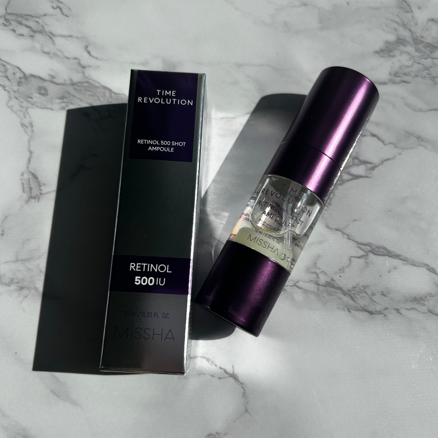 ミシャ タイムレボリューション レチ500ショット美容液/MISSHA/美容液を使ったクチコミ(1枚目)