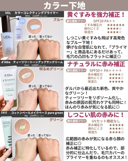 ひかる|肌悩み・成分・効果重視のスキンケア🌷 on LIPS 「最強下地🔥機能別総まとめ/夏メイクに欠かせない優秀下地を厳選✨..」(8枚目)