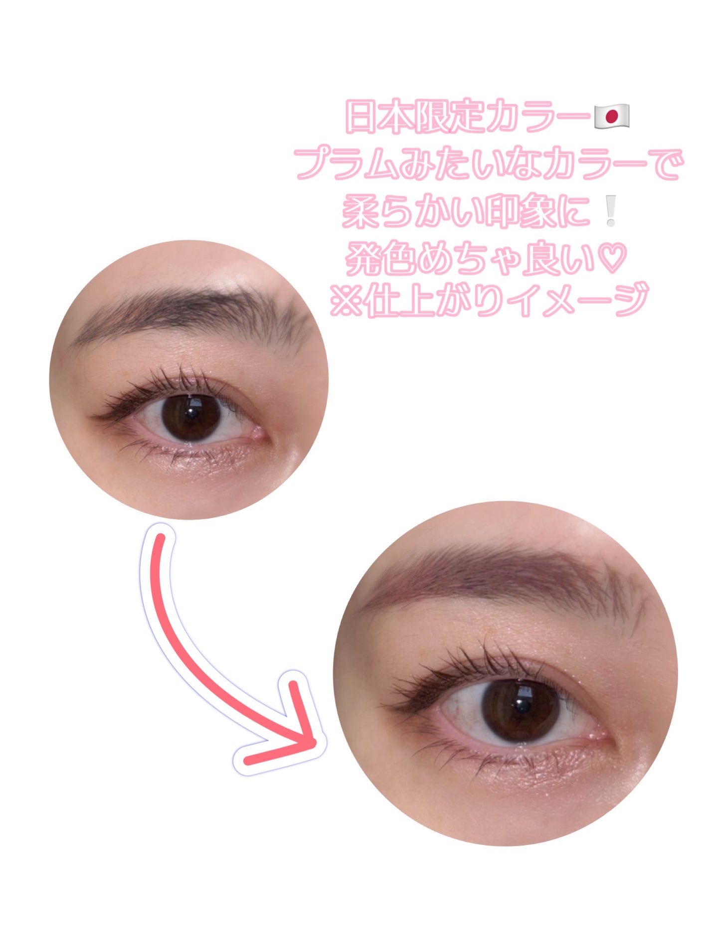 ハンオールブロウカラ/rom&nd/眉マスカラを使ったクチコミ(2枚目)