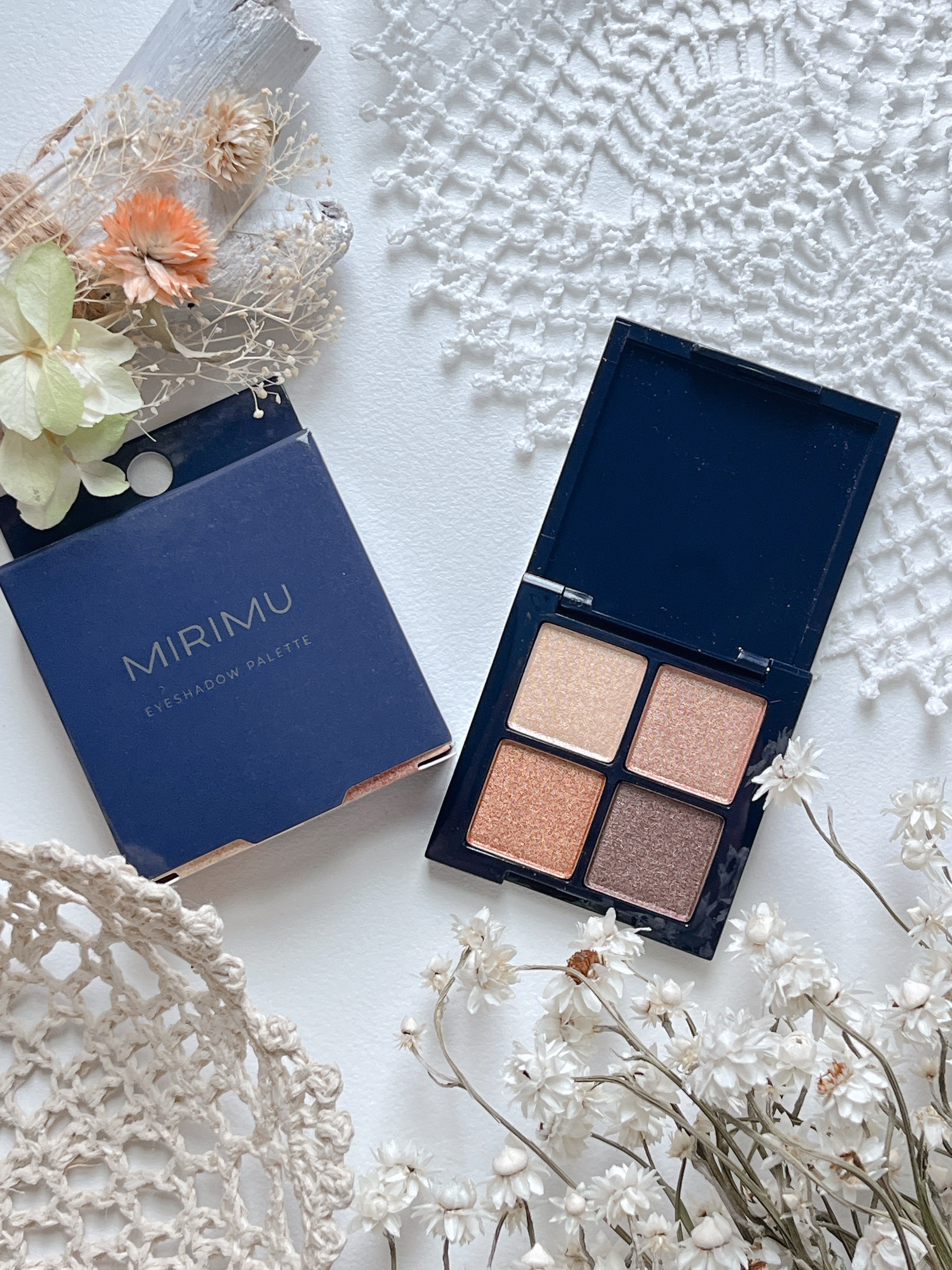アイシャドウパレット ブラウンダイヤ(サテン)/MIRIMU/アイシャドウパレットを使ったクチコミ（1枚目）