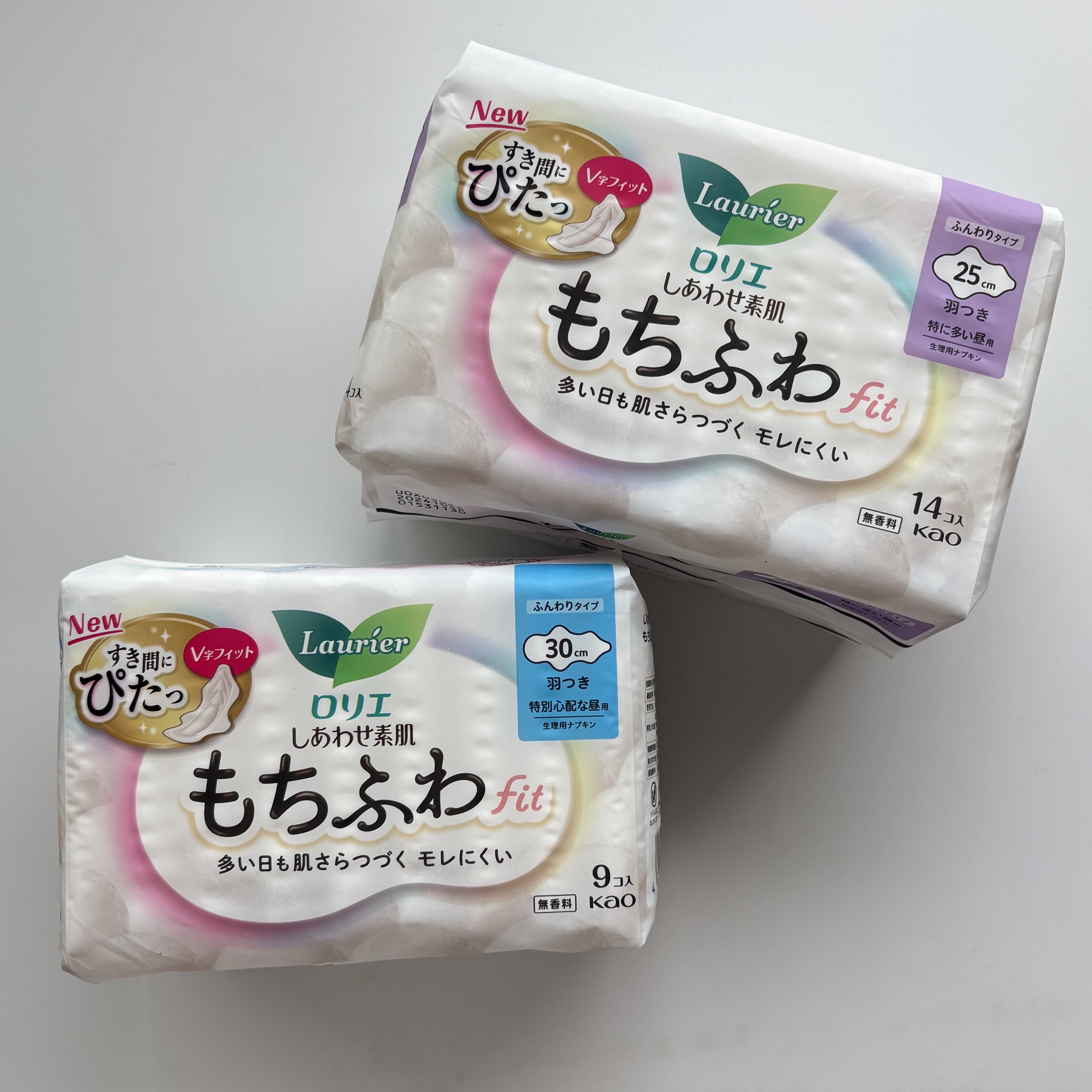 ロリエ もちふわ fit 25cm 羽つき 14コ入 (医薬部外品 )/ロリエ/ナプキンを使ったクチコミ（1枚目）