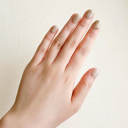 セミキュアジェルネイル(ハンド)/ohora/ネイルシールを使ったクチコミ(5枚目)