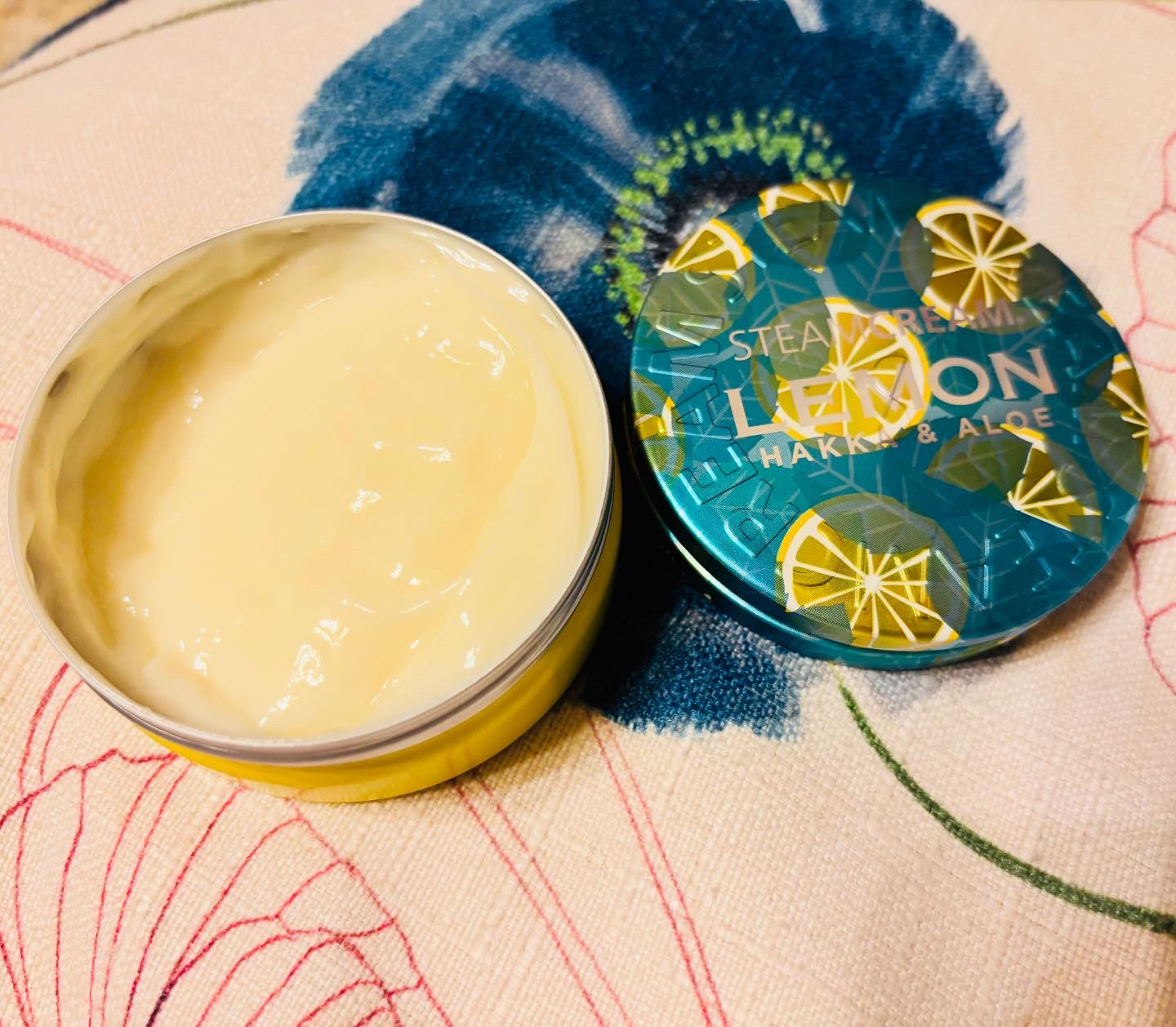 スチームクリーム ハッカ＆アロエ レモン/STEAMCREAM/ボディクリームを使ったクチコミ（2枚目）