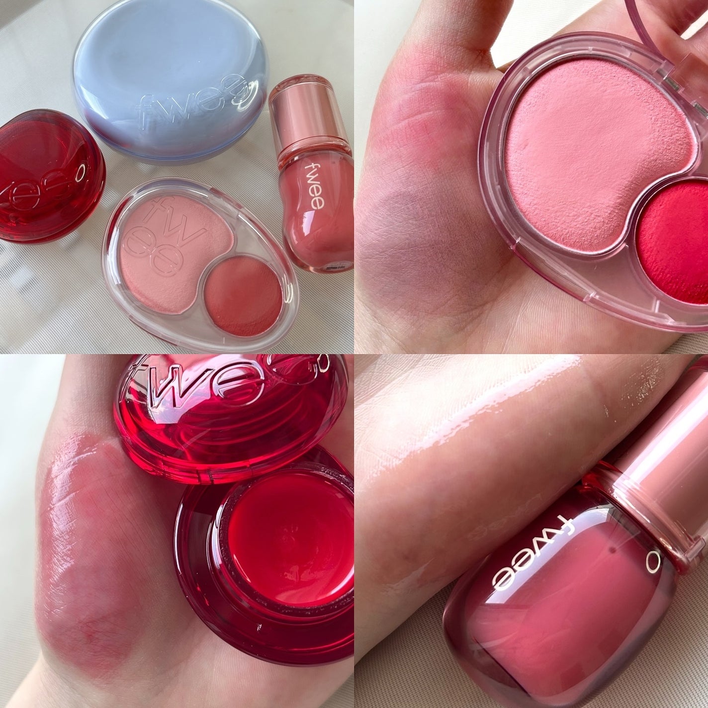 リップアンドチーク ブラーリープリンポット/fwee/口紅を使ったクチコミ(9枚目)