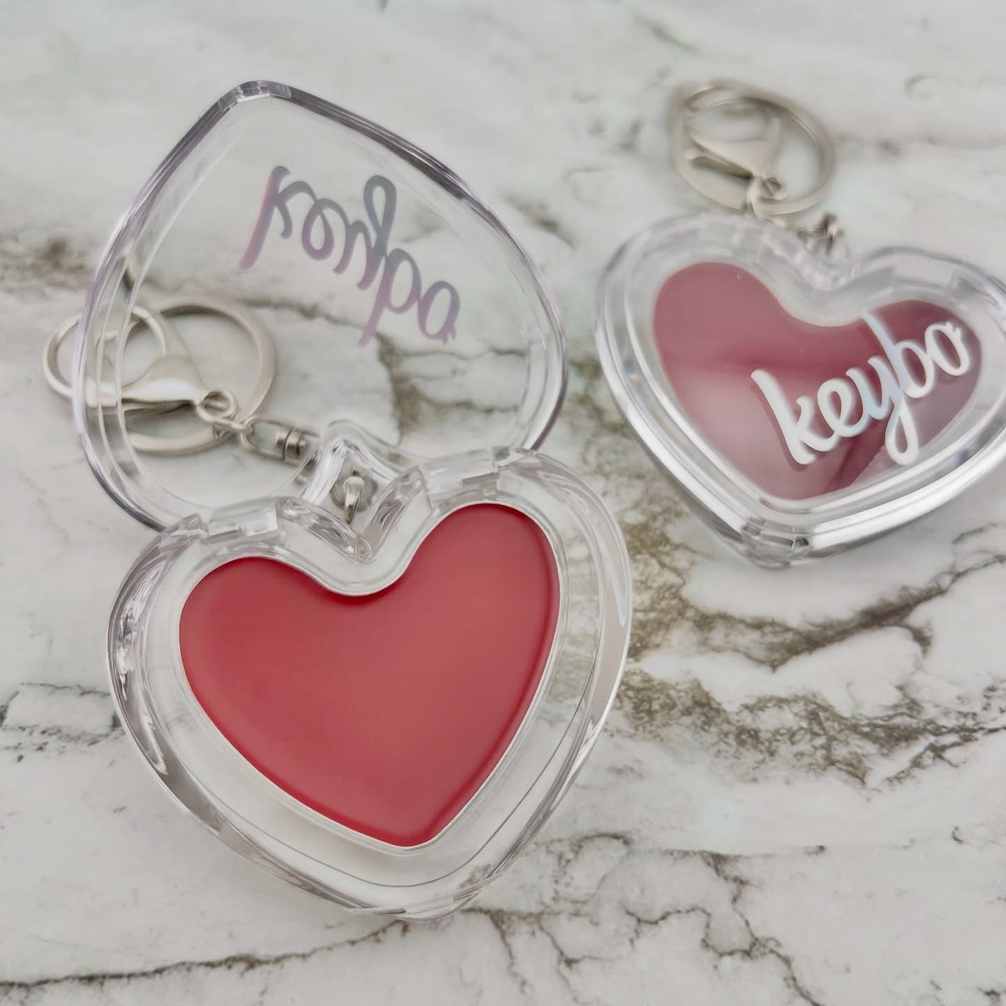 ハートキーリング リップ&チーク/keybo/口紅を使ったクチコミ(1枚目)