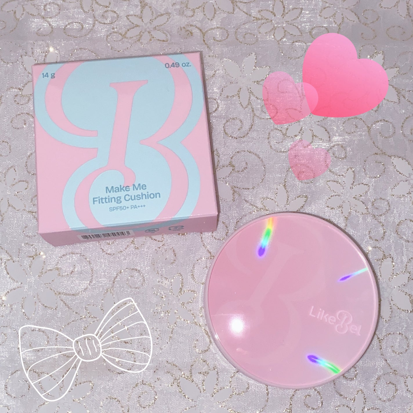 メイクミーフィッティングクッション/Likebel/クッションファンデーションを使ったクチコミ(4枚目)