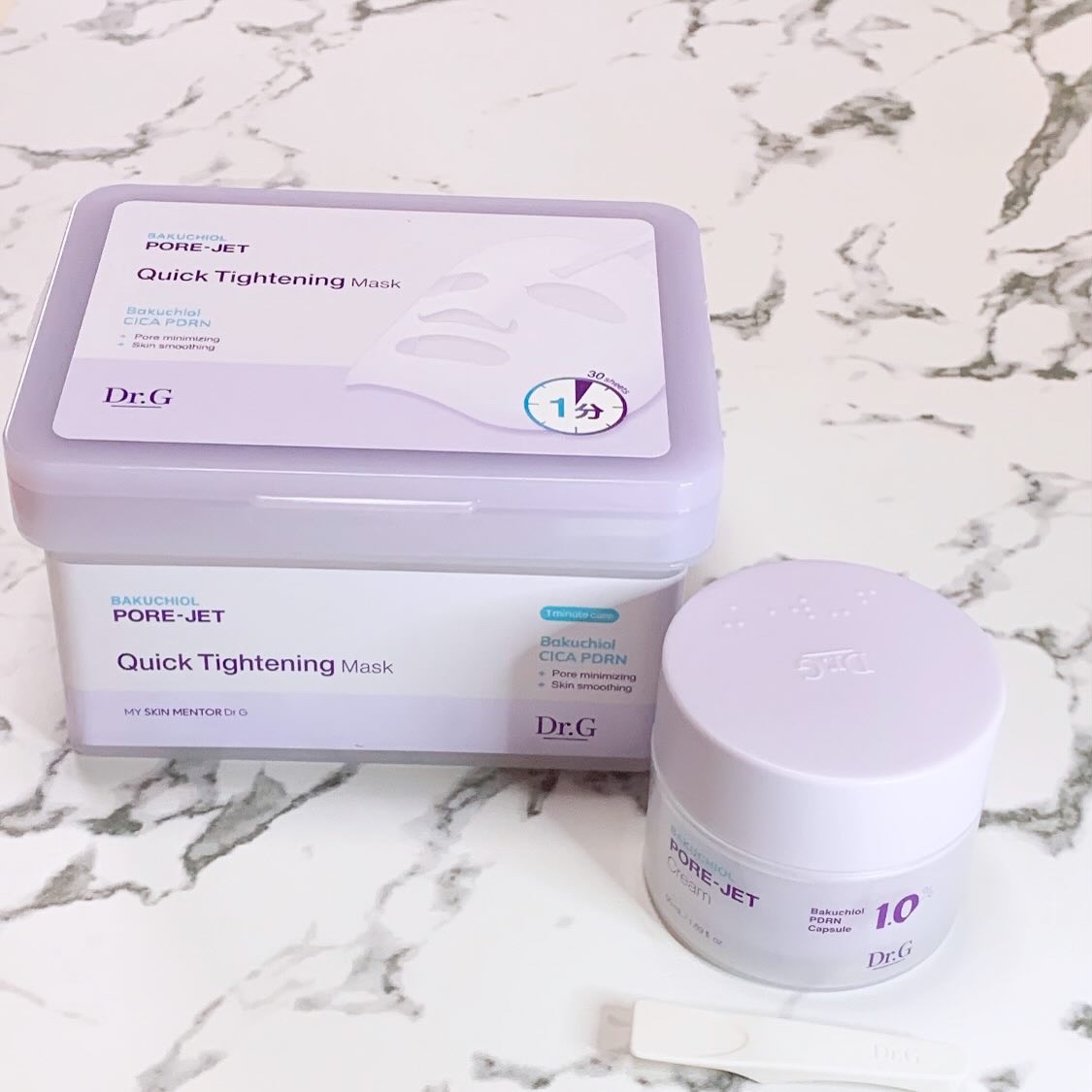 ドクタージー バクチオールポアジェット クイックタイトニングマスク/Dr.G/シートマスク・パックを使ったクチコミ（1枚目）