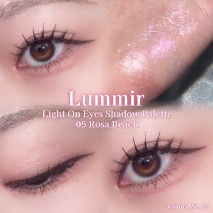 ライト オン アイズ シャドウ パレット/Lummir/アイシャドウパレットを使ったクチコミ(5枚目)