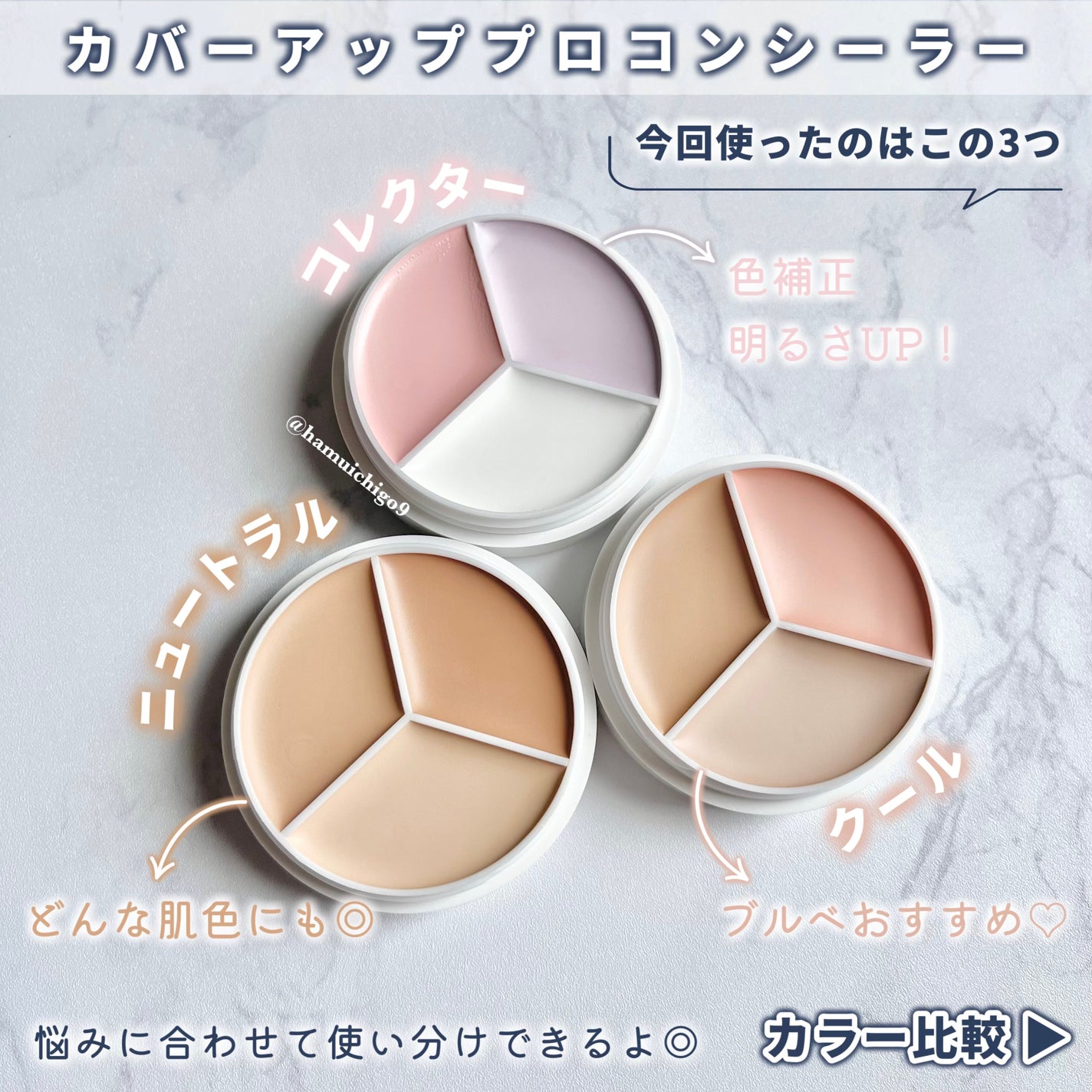 カバーアッププロコンシーラー/TFIT/パレットコンシーラーを使ったクチコミ(3枚目)