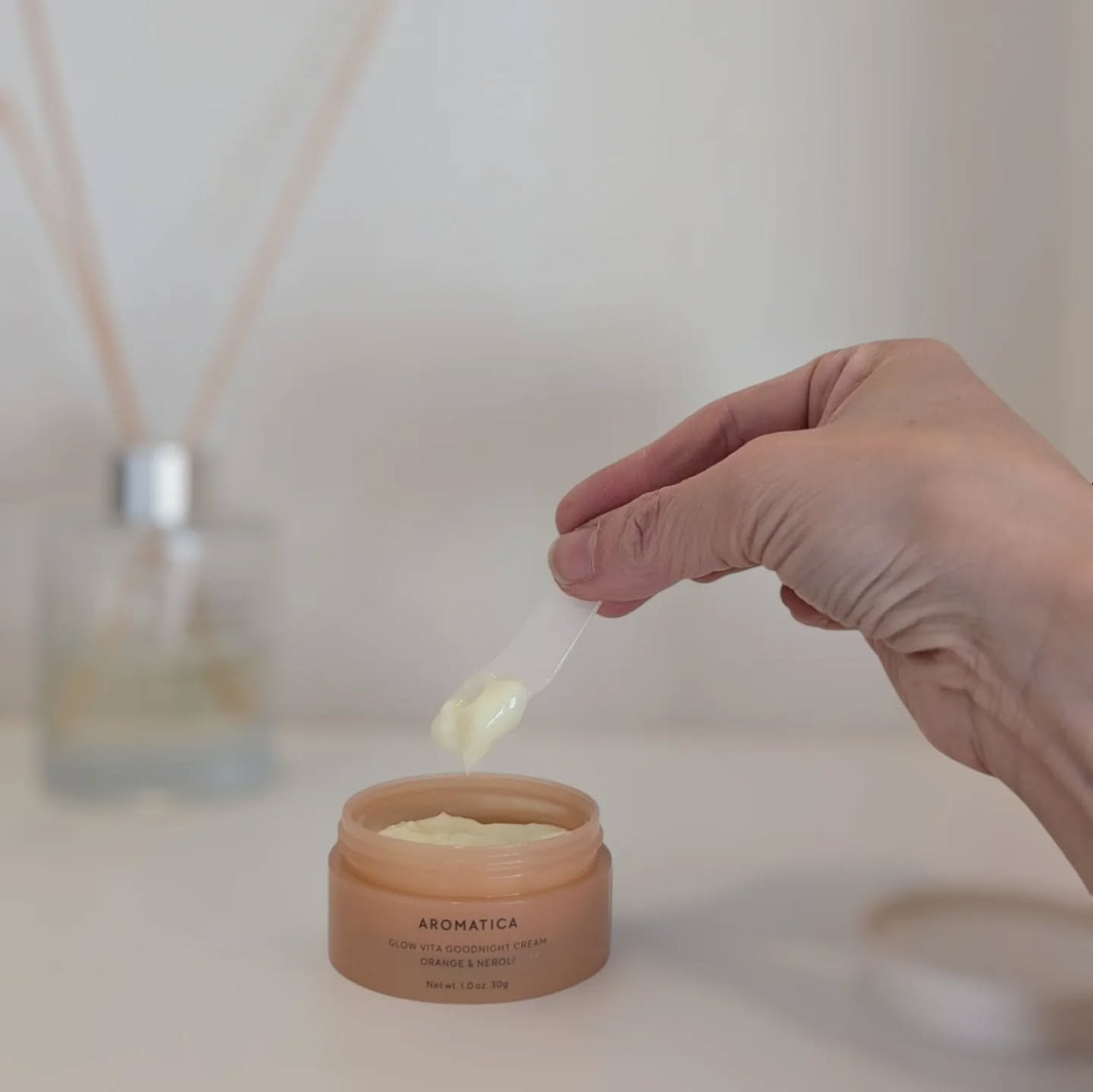 グロービタグットナイトクリーム/AROMATICA/フェイスクリームを使ったクチコミ(3枚目)