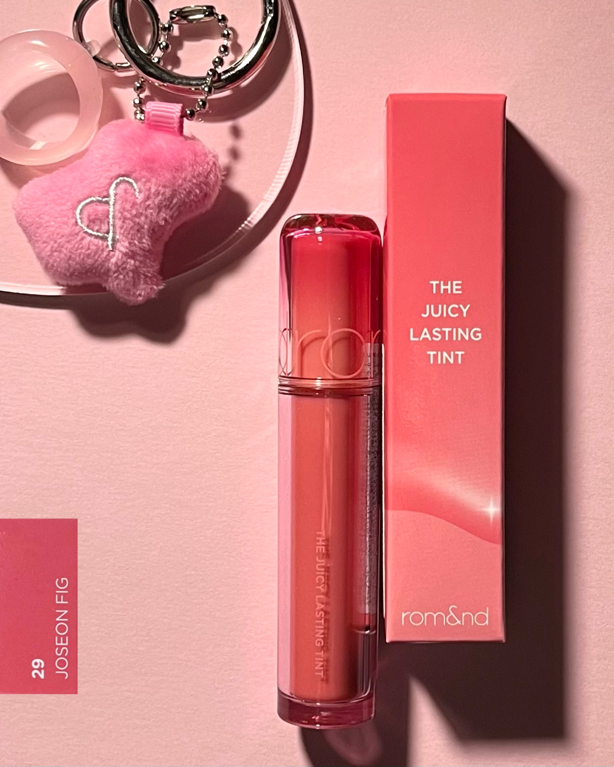 ザ ジューシーラスティングティント/rom&nd/リップティントを使ったクチコミ（2枚目）