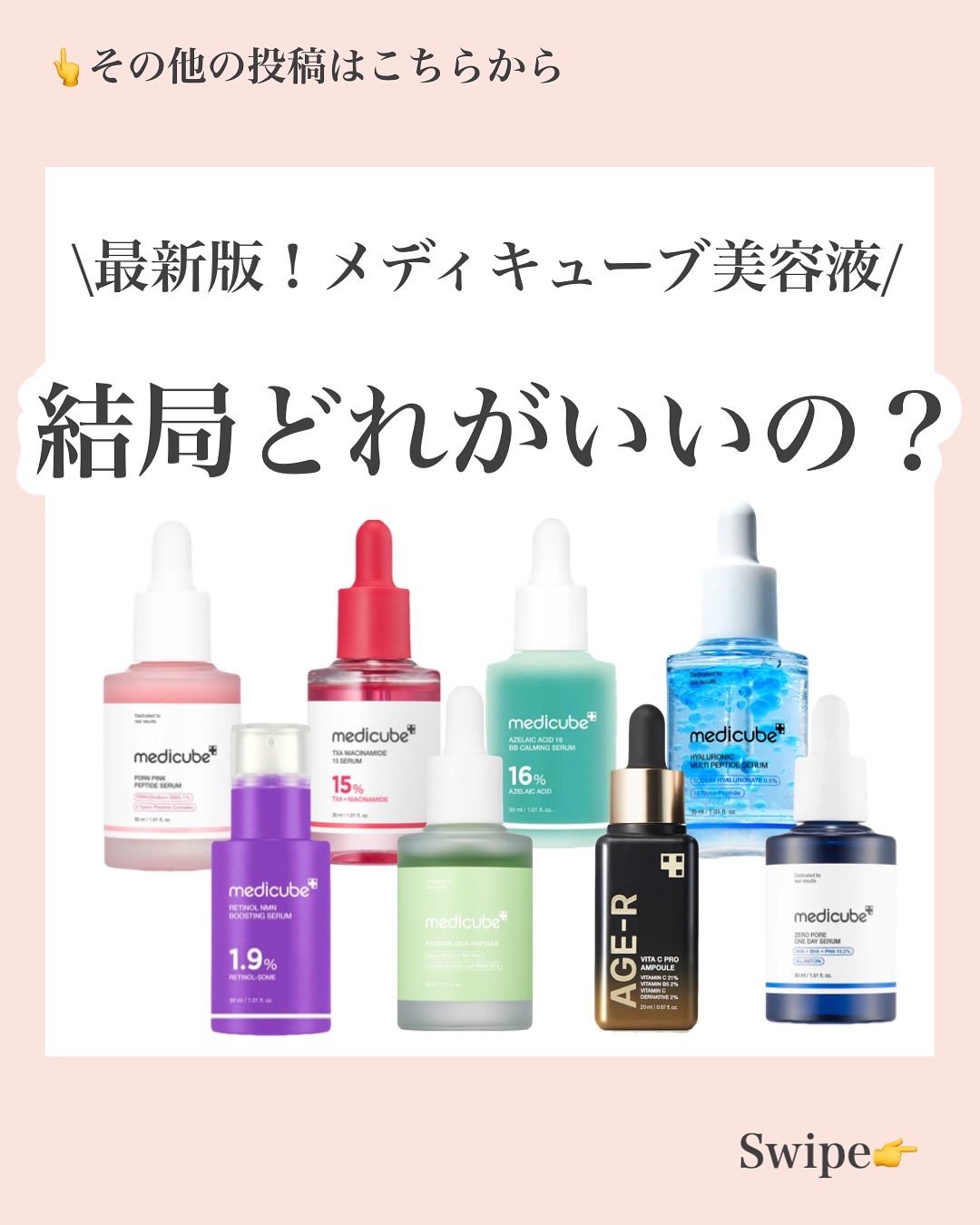 ヒアルロン酸マルチペプチドセラム/MEDICUBE/美容液を使ったクチコミ（1枚目）