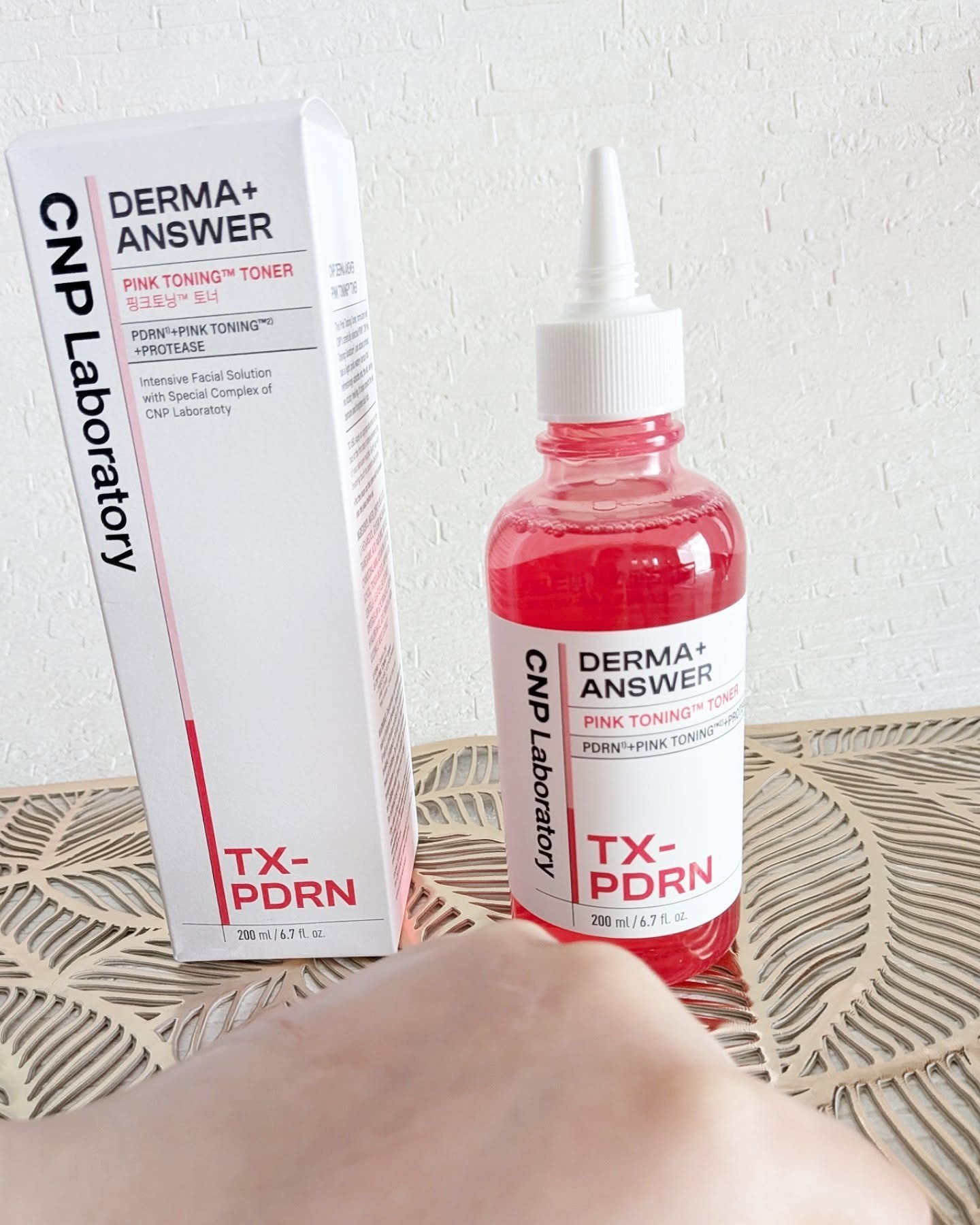 ダーマアンサーピンクトーニングトナー/CNP Laboratory/化粧水を使ったクチコミ（3枚目）