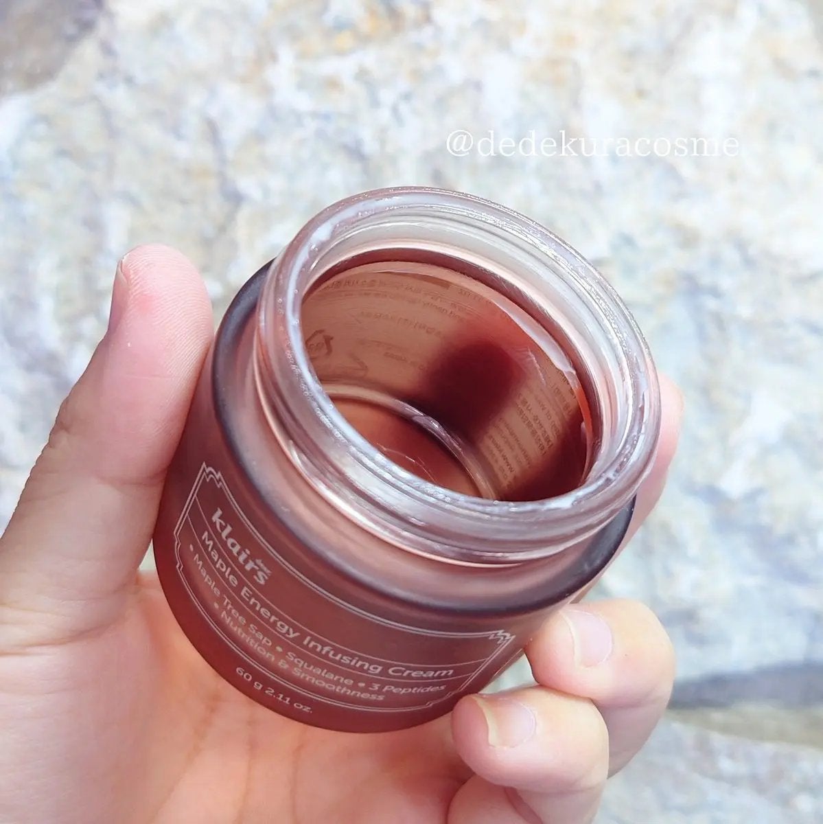 メープルエナジーインフュージングクリーム/Klairs/フェイスクリームを使ったクチコミ(1枚目)