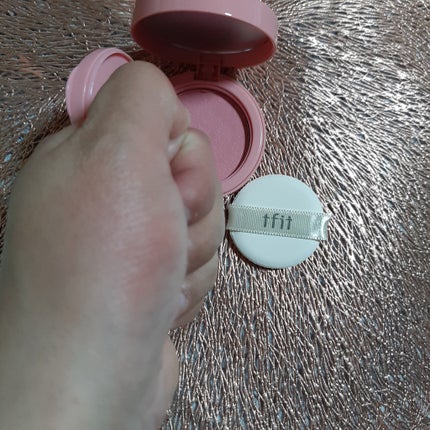 フラッフィーベルベットクッションチーク /TFIT/ジェル・クリームチークを使ったクチコミ(2枚目)