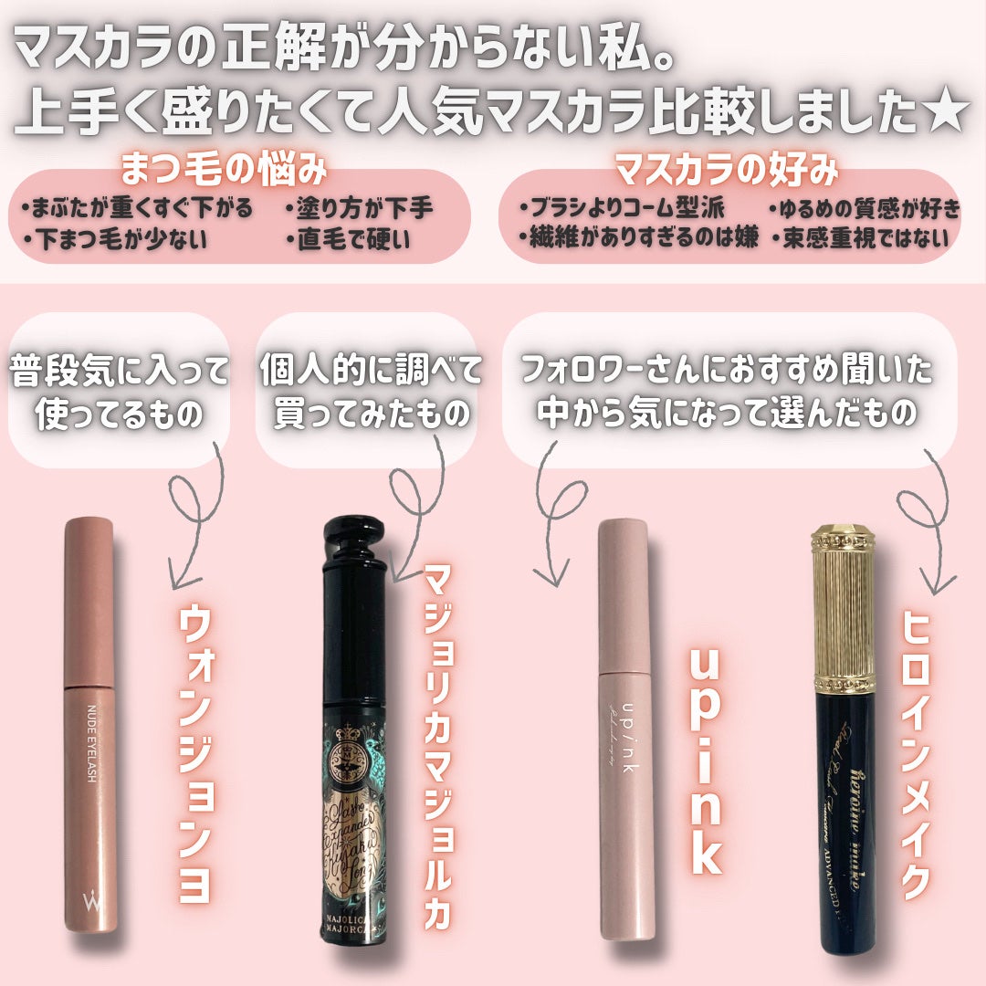 ウォンジョンヨ ヌードアイラッシュ/Wonjungyo/マスカラを使ったクチコミ(2枚目)