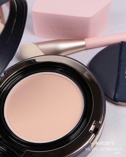 ヴェルヴェットラスティングパクト/AGE20’s/その他ファンデーションを使ったクチコミ(5枚目)