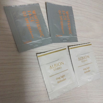 ホワイトジェニック フェイス 03 ナチュラルベージュ/ALBION/化粧下地の画像