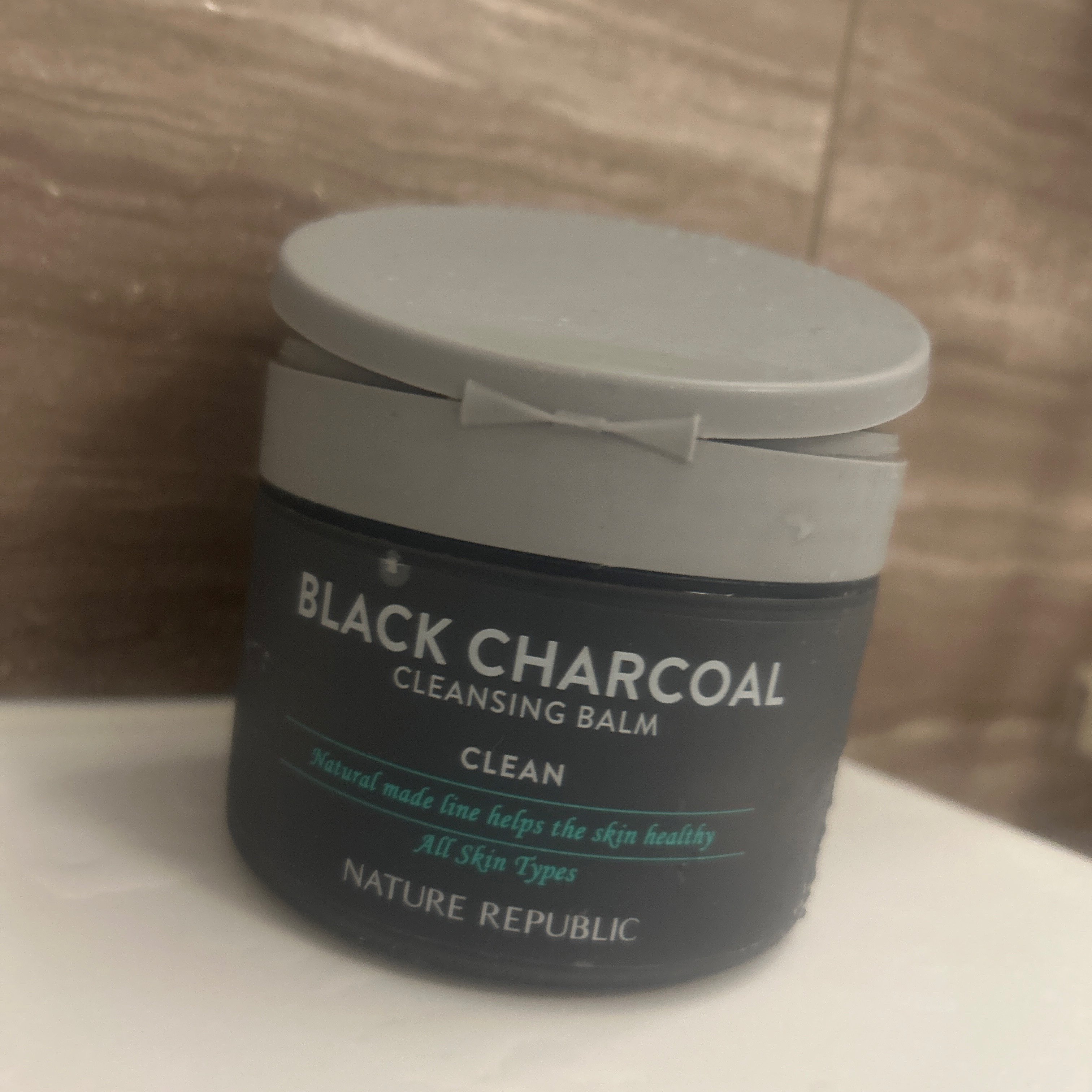 BLACK CHARCOAL クレンジングバーム/ネイチャーリパブリック/クレンジングバームを使ったクチコミ（1枚目）