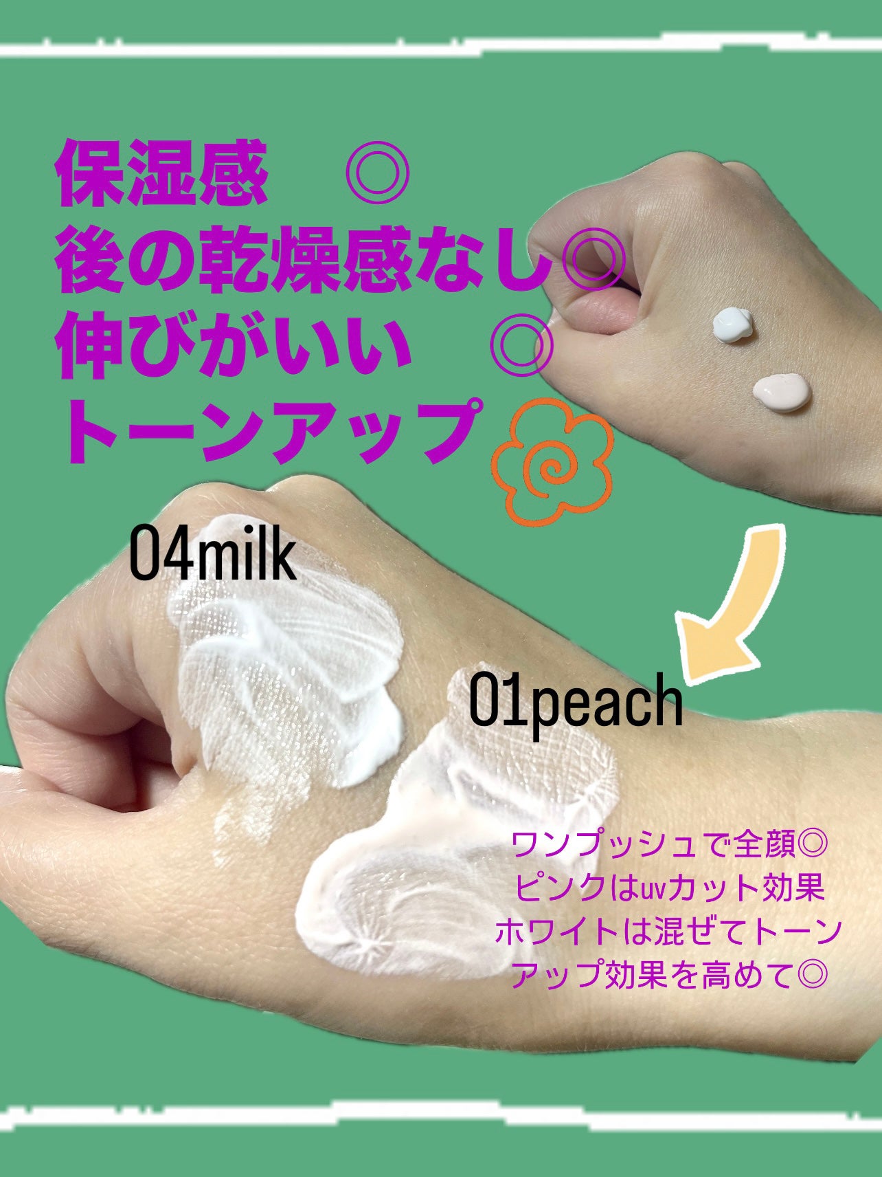 ケアトーンアップ/nuse/化粧下地を使ったクチコミ(2枚目)