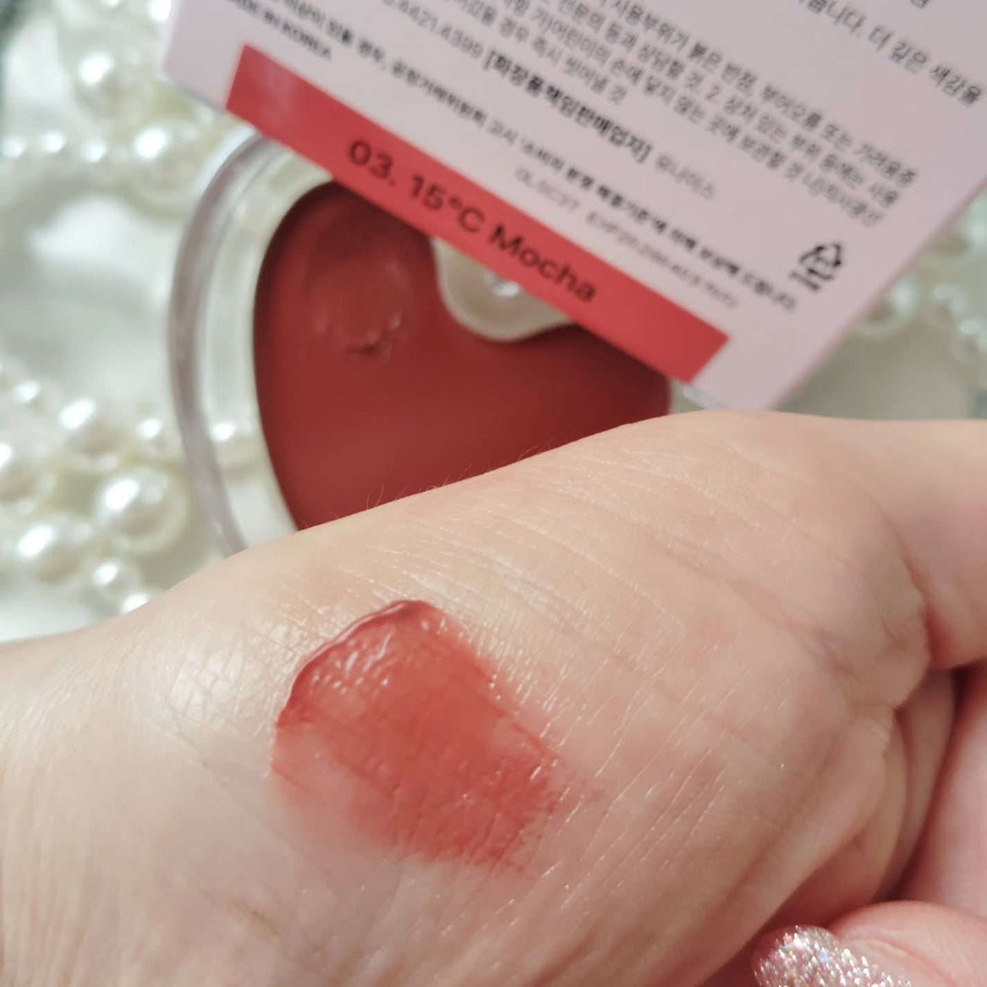 ハートキーリング リップ&チーク/keybo/口紅を使ったクチコミ(3枚目)