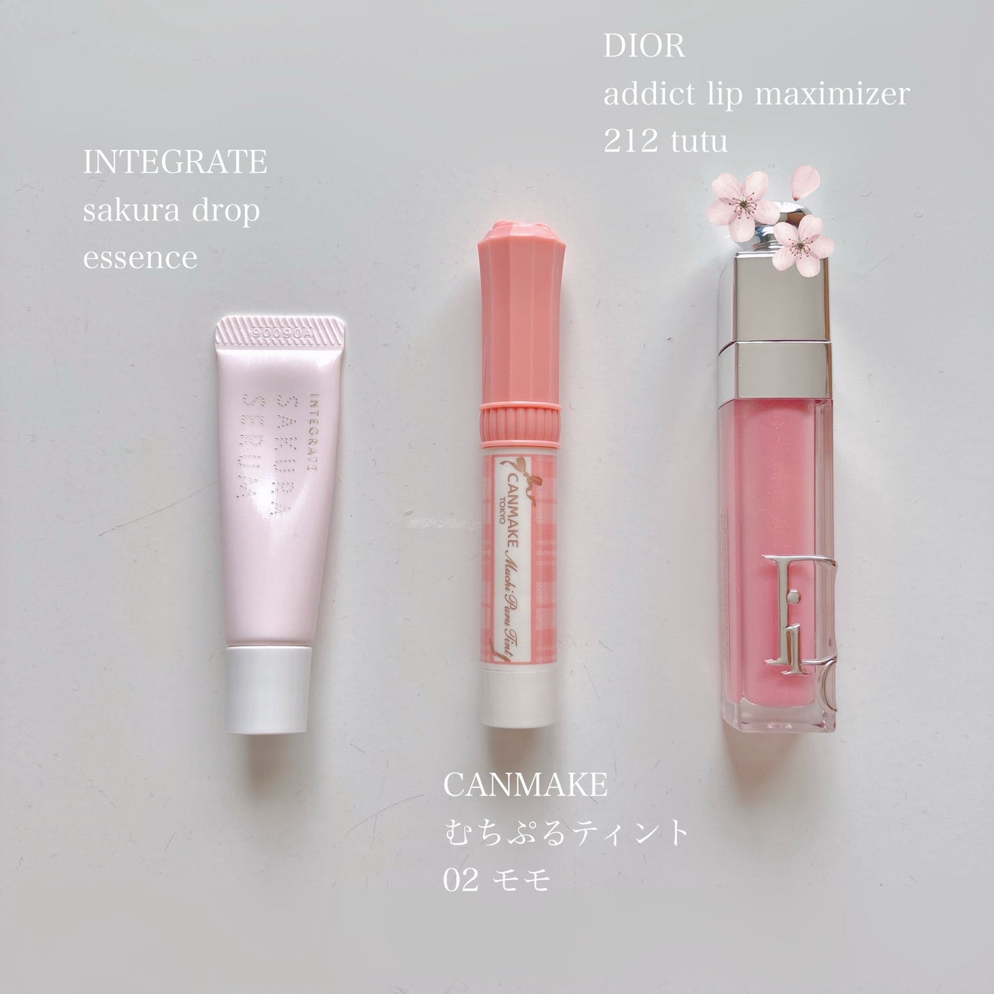 サクラドロップエッセンス/インテグレート/リップケアを使ったクチコミ(2枚目)