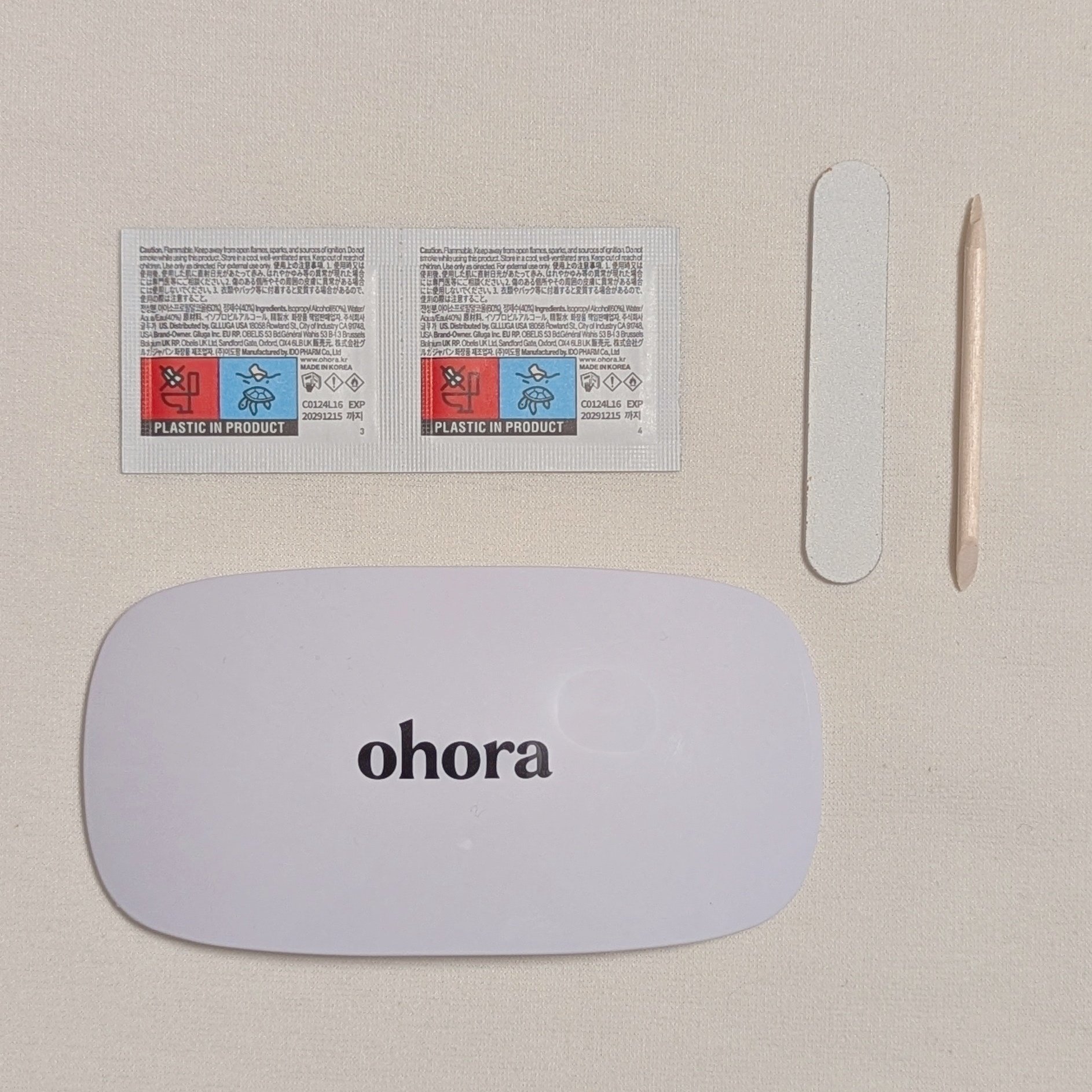 セミキュアジェルネイル（ハンド）/ohora/ネイルシールを使ったクチコミ（3枚目）