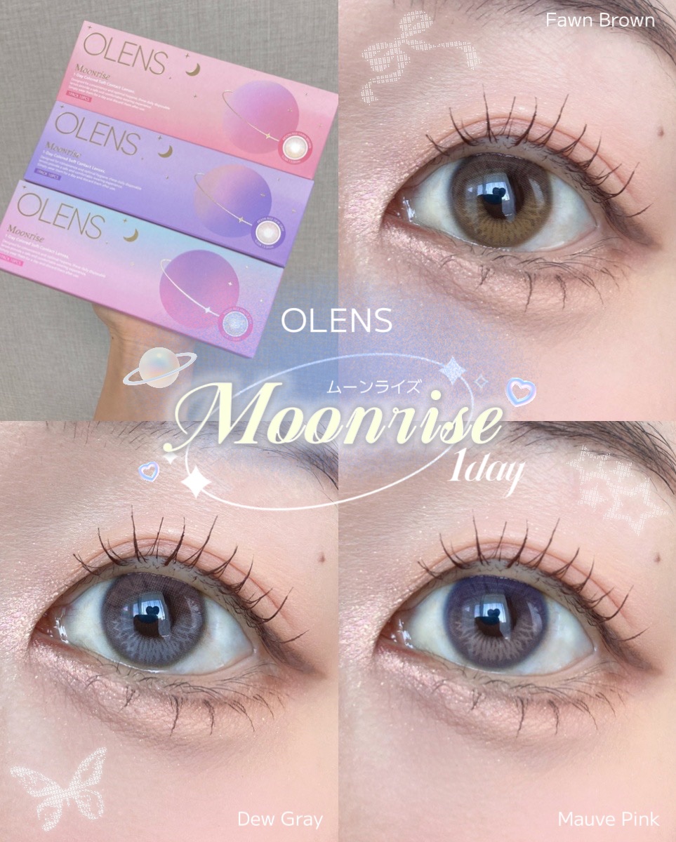 Moonrise 1day/OLENS/ワンデー（１DAY）カラコンを使ったクチコミ（1枚目）