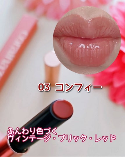 ボリューマイジングフォンデュリップ/Coralhaze/口紅を使ったクチコミ(3枚目)
