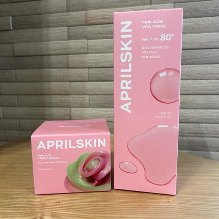 ピンクアロエビタトナー/APRILSKIN/化粧水を使ったクチコミ(2枚目)
