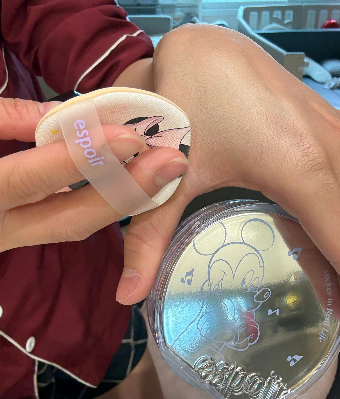 ビーベルベットカバークッション/espoir/クッションファンデーションを使ったクチコミ(2枚目)